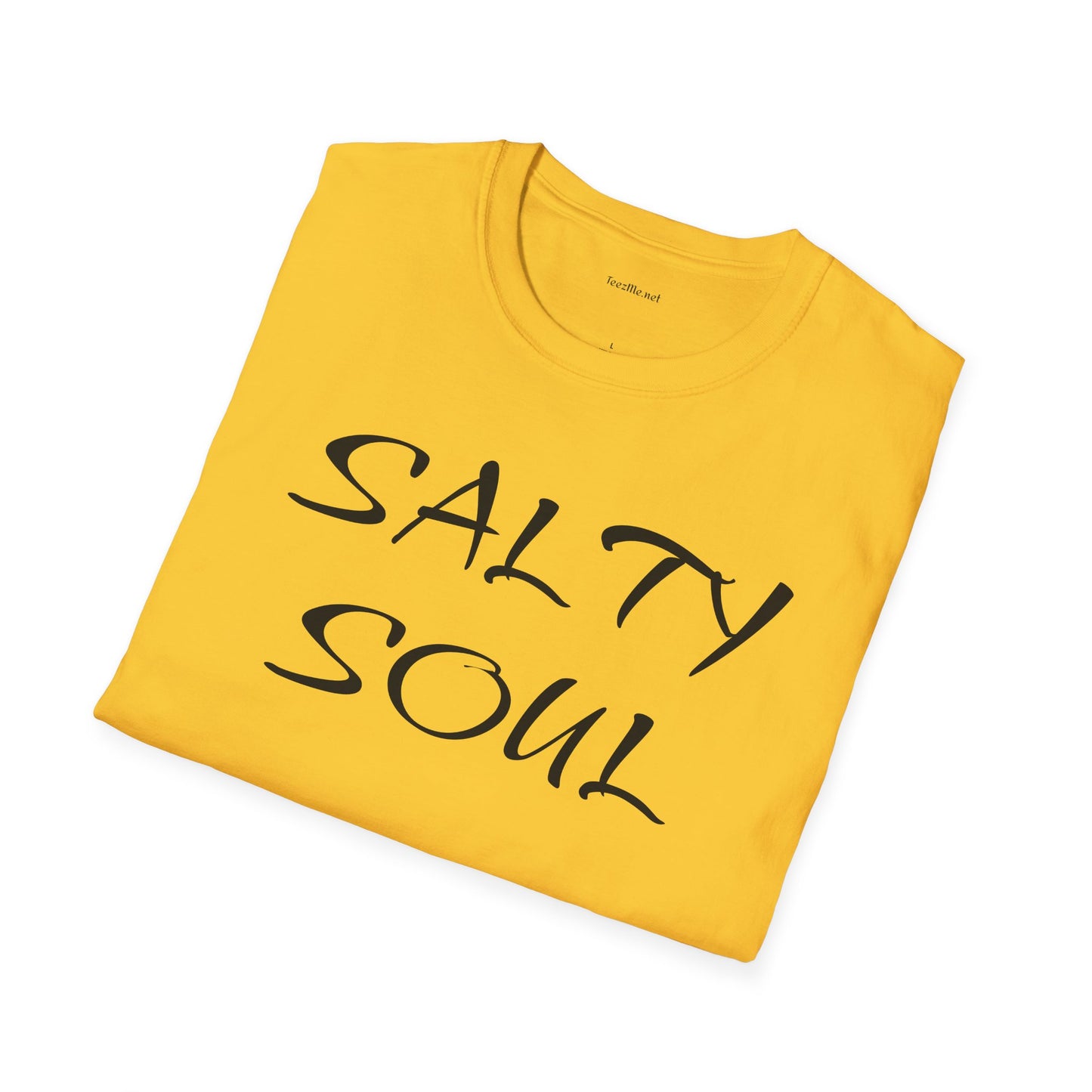 Salty Soul  - Unisex Softstyle T-Shirt 100% Cotton Graphic