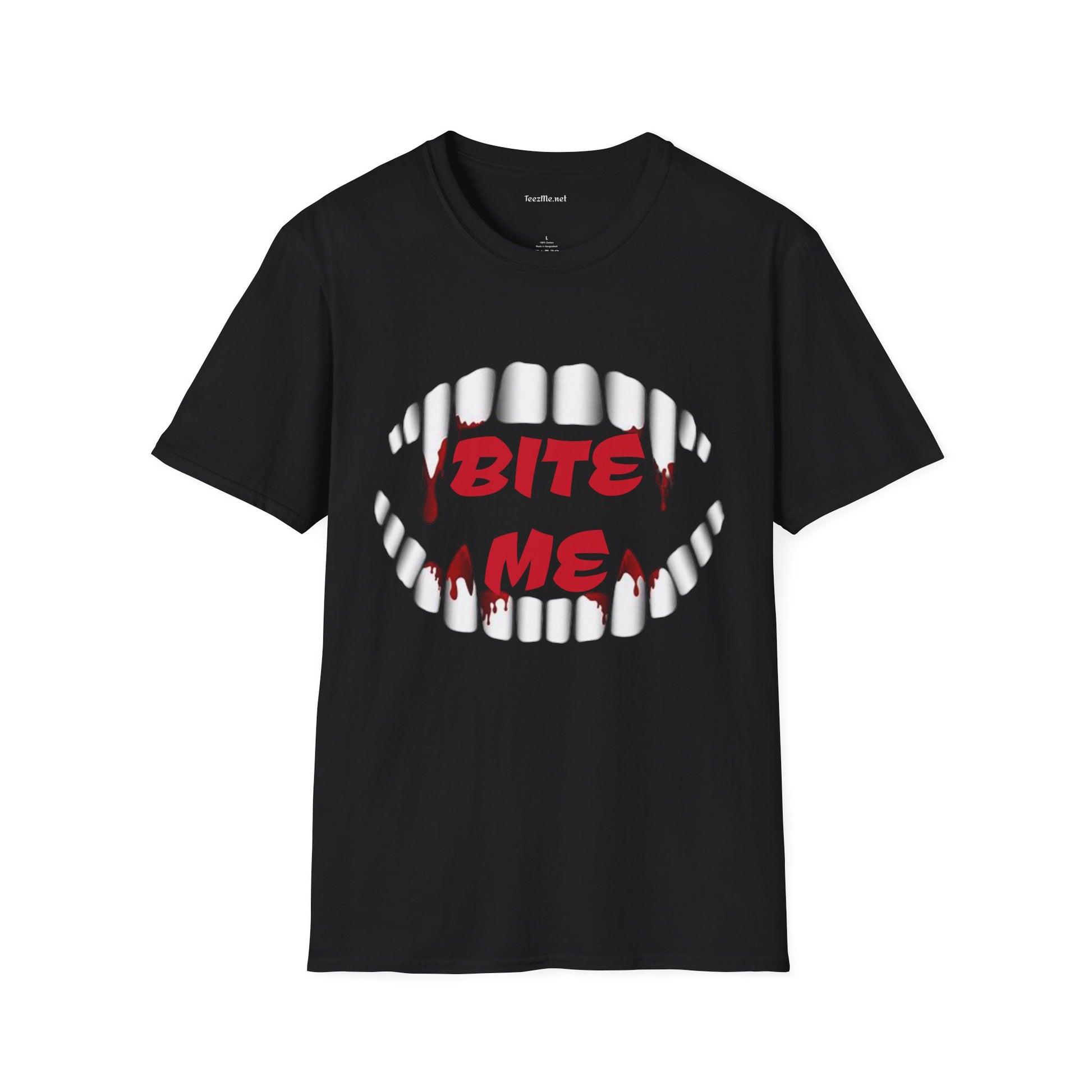 Bite Me - Unisex Softstyle T-Shirt 100% Cotton Graphic
