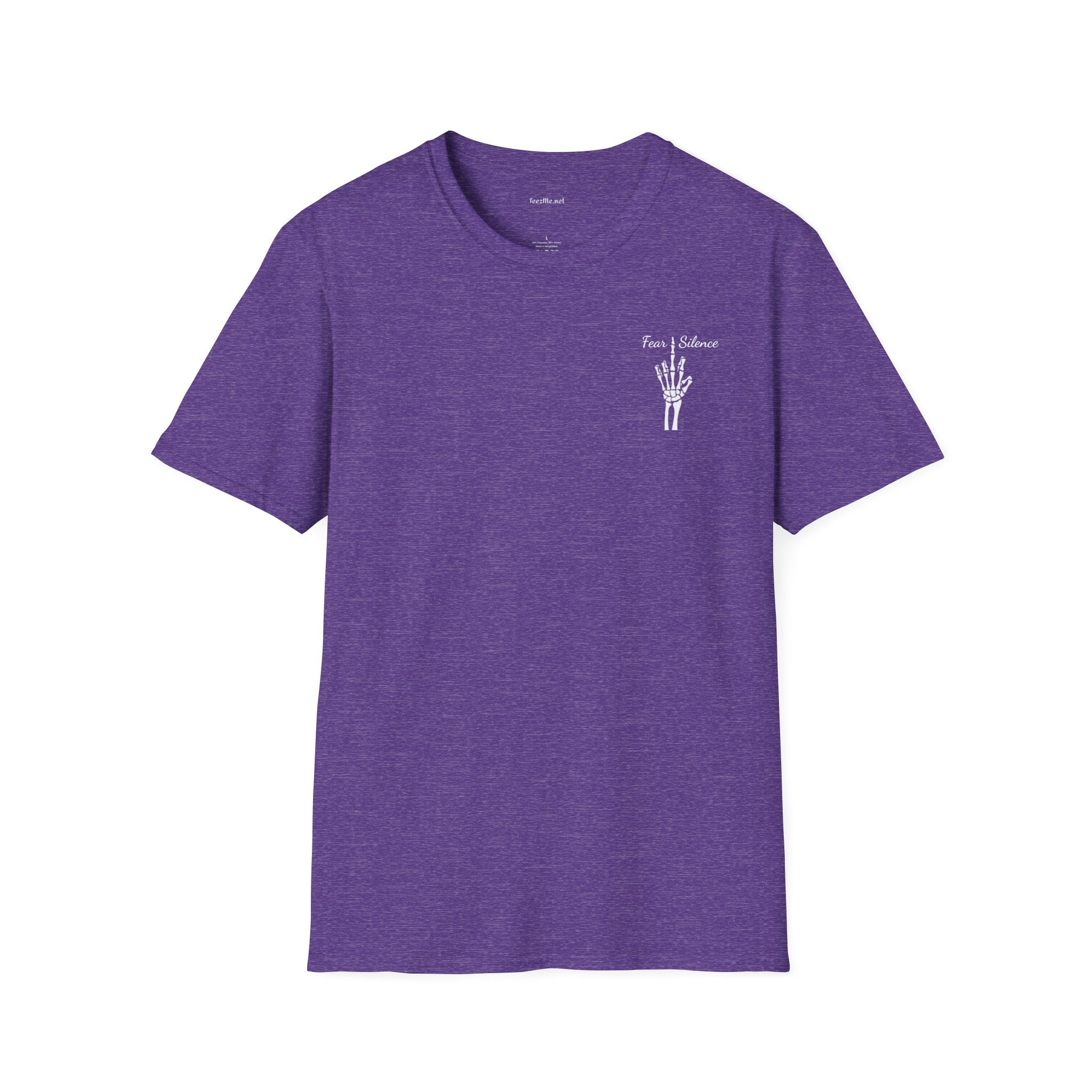 Fear Silence - Unisex Softstyle T-Shirt 100% Cotton Graphic