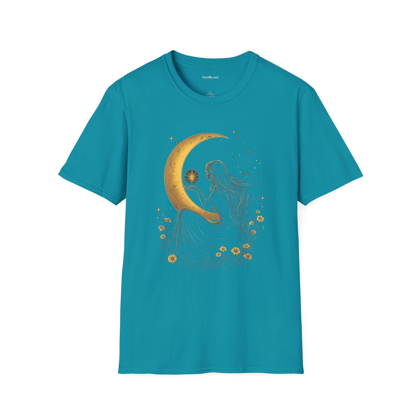 Moon Goddess - Unisex Softstyle T-Shirt 100% Cotton Graphic