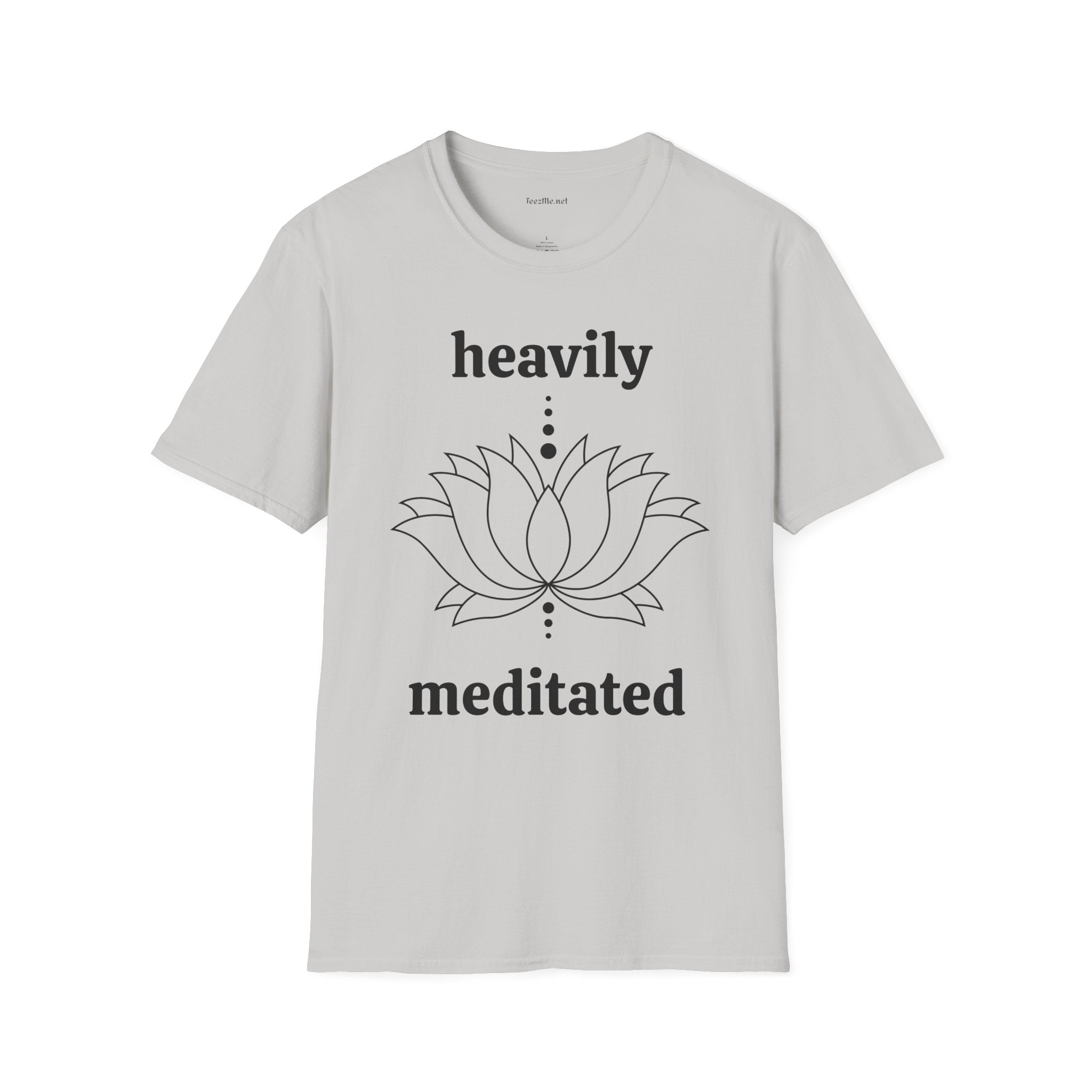 Heavily Meditated - Unisex Softstyle T-Shirt 100% Cotton Graphic