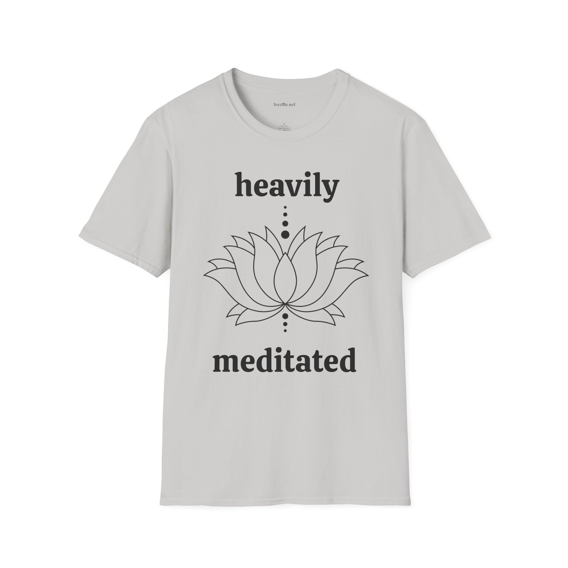 Heavily Meditated - Unisex Softstyle T-Shirt 100% Cotton Graphic