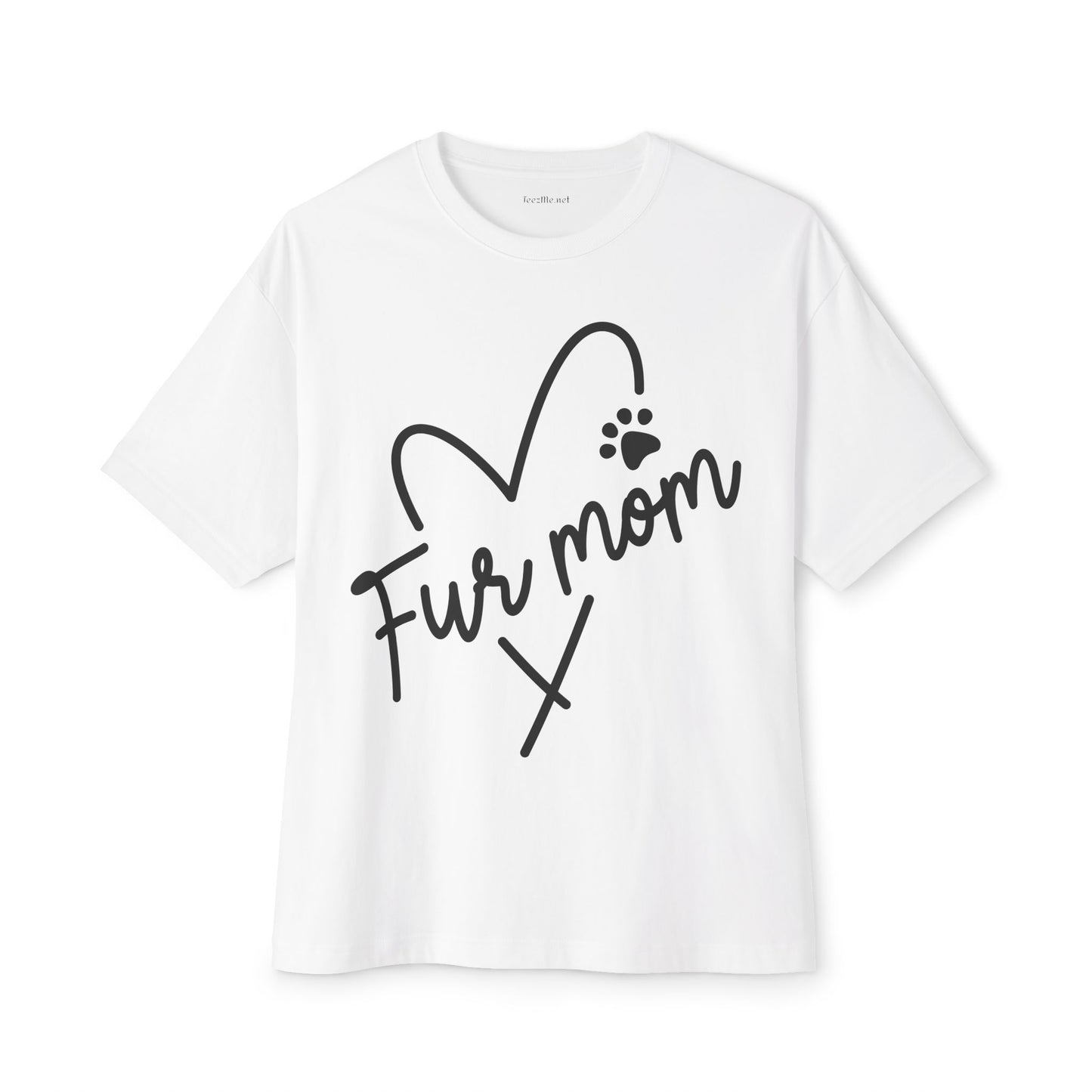 Fur Mom 02 Unisex Oversized Boxy Tee