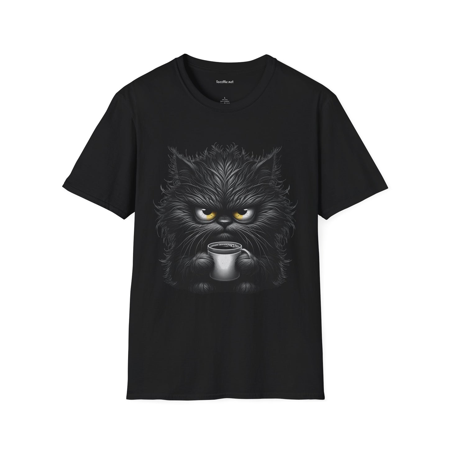 Adorable Grumpy Cat 01 Unisex SoftStyle T-Shirt 100% Cotton Graphic