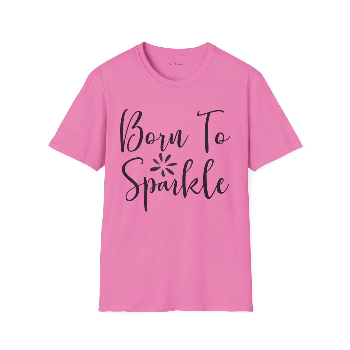 Born to Sparkle Unisex Softstyle T-Shirt 100% Cotton Graphic