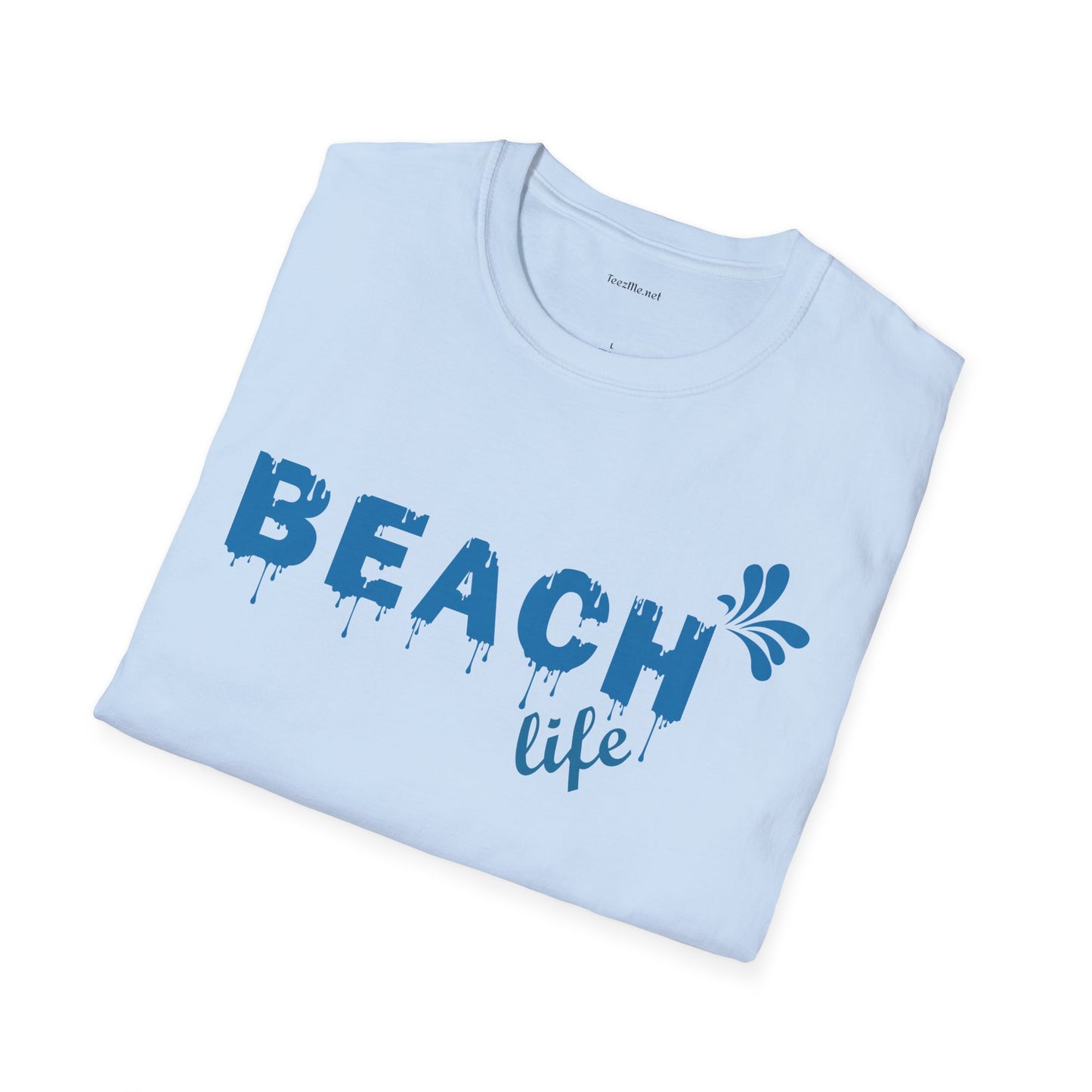 Beach Life Unisex Softstyle T-Shirt 100% Cotton Graphic