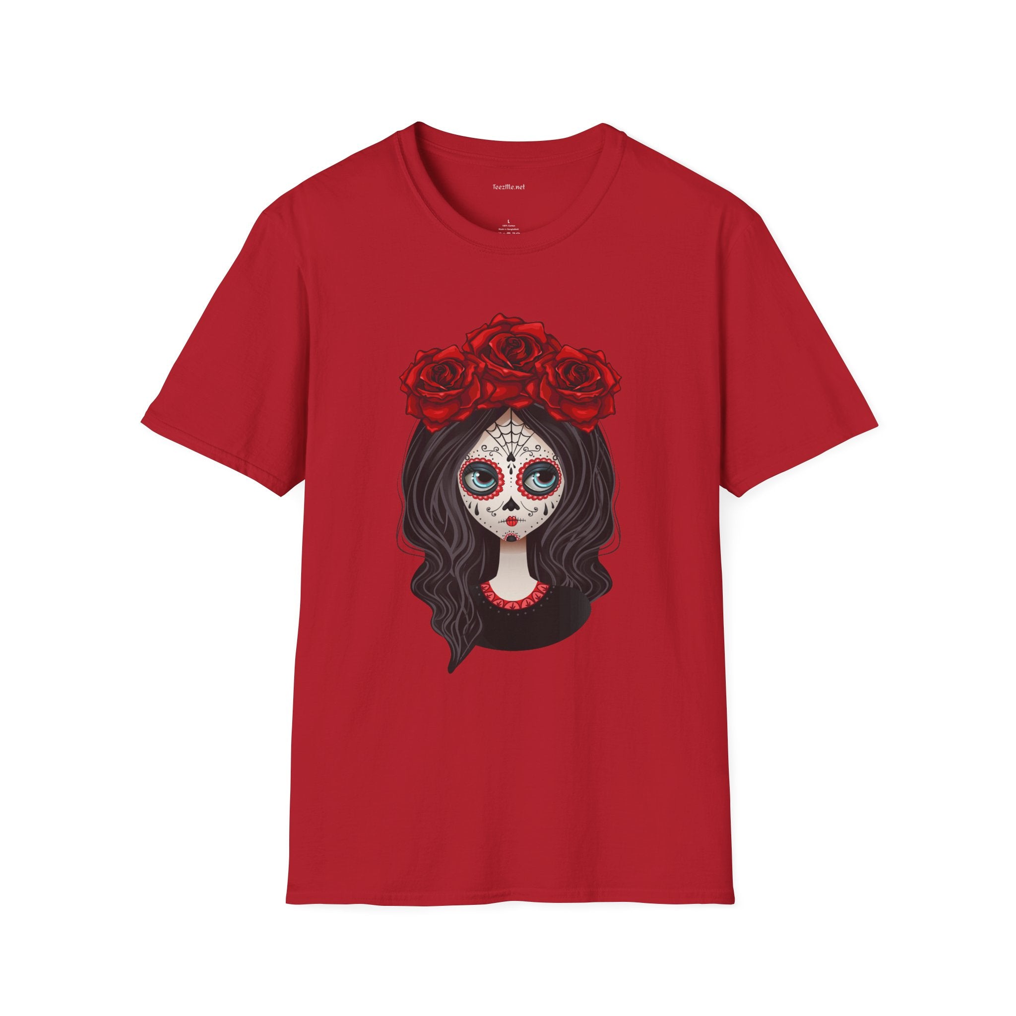 Zombie Girl - Unisex Softstyle T-Shirt 100% Cotton Graphic