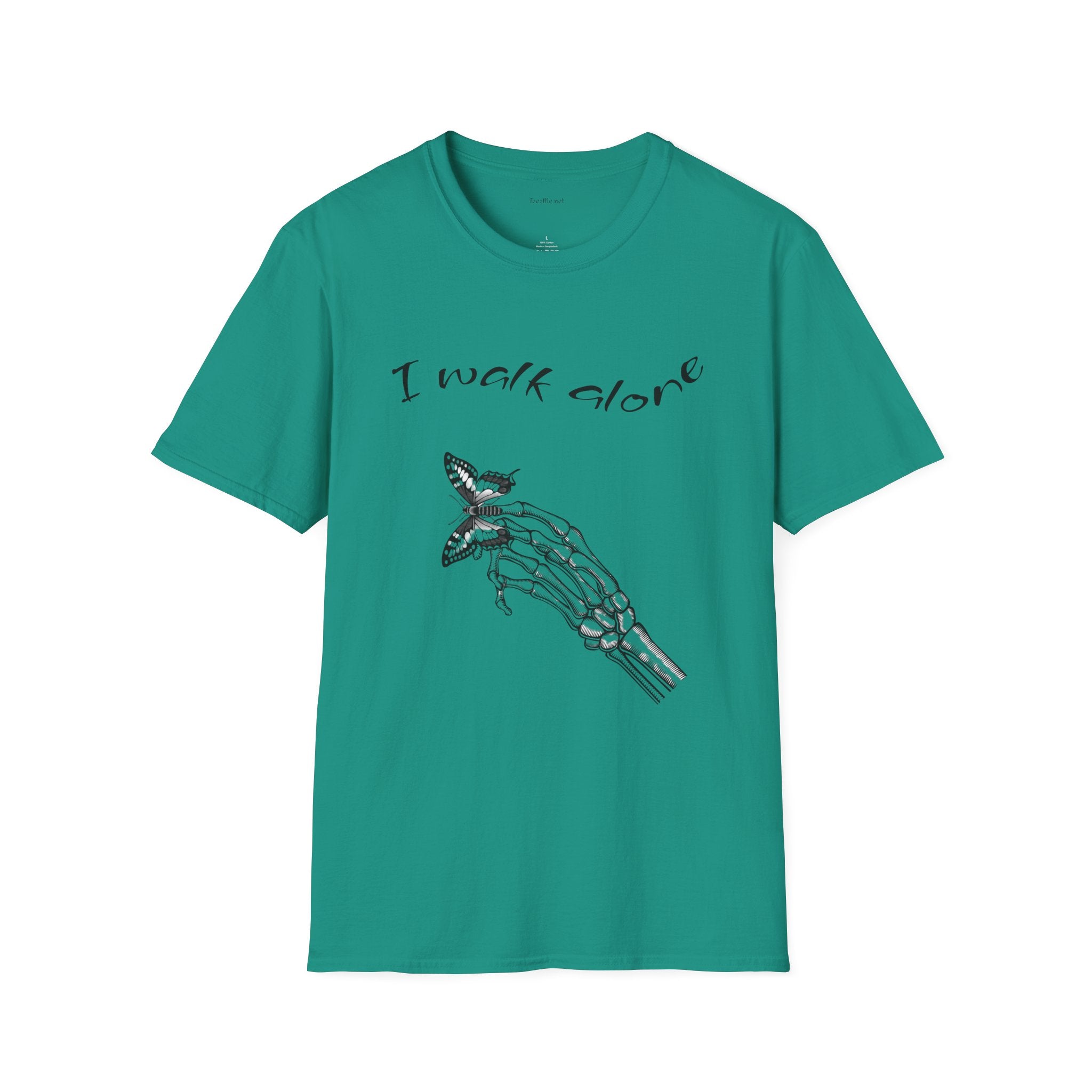 I walk alone - Unisex Softstyle T-Shirt 100% Cotton Graphic