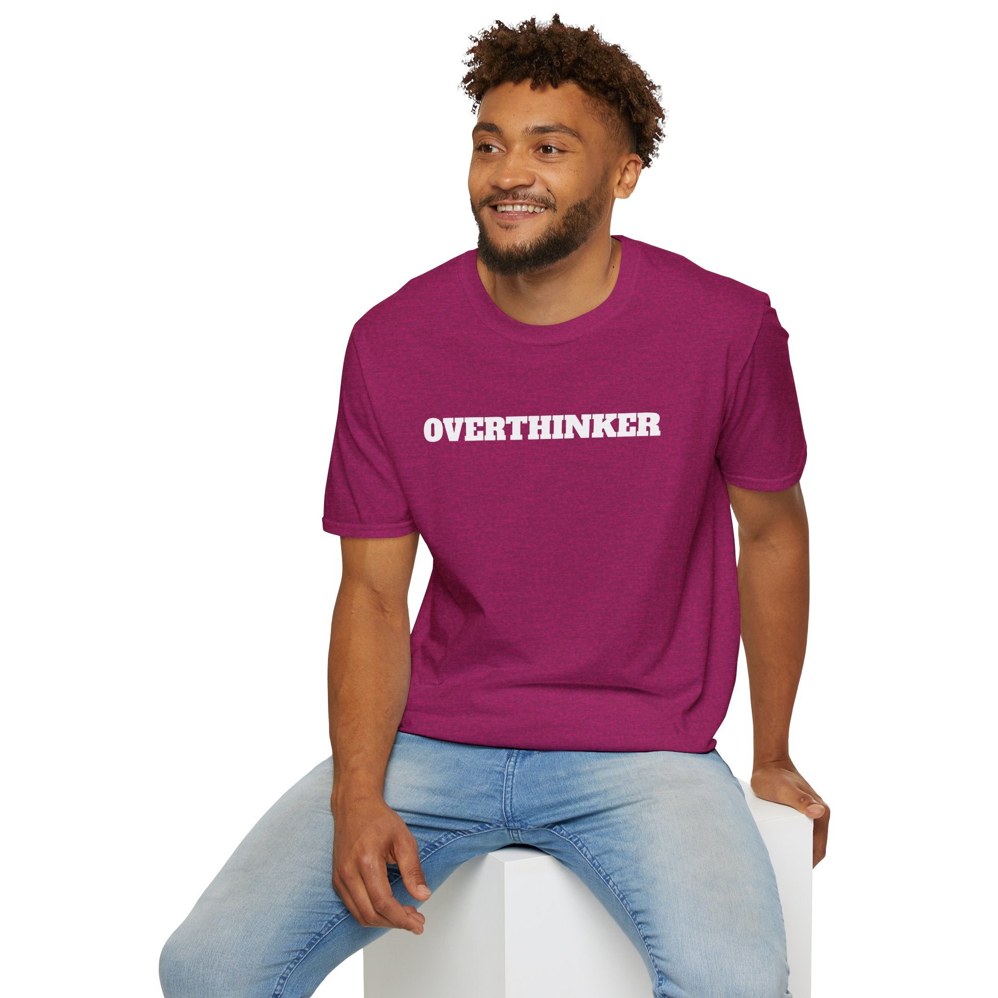 OVERTHINKER - Unisex Softstyle T-Shirt 100% Cotton Graphic