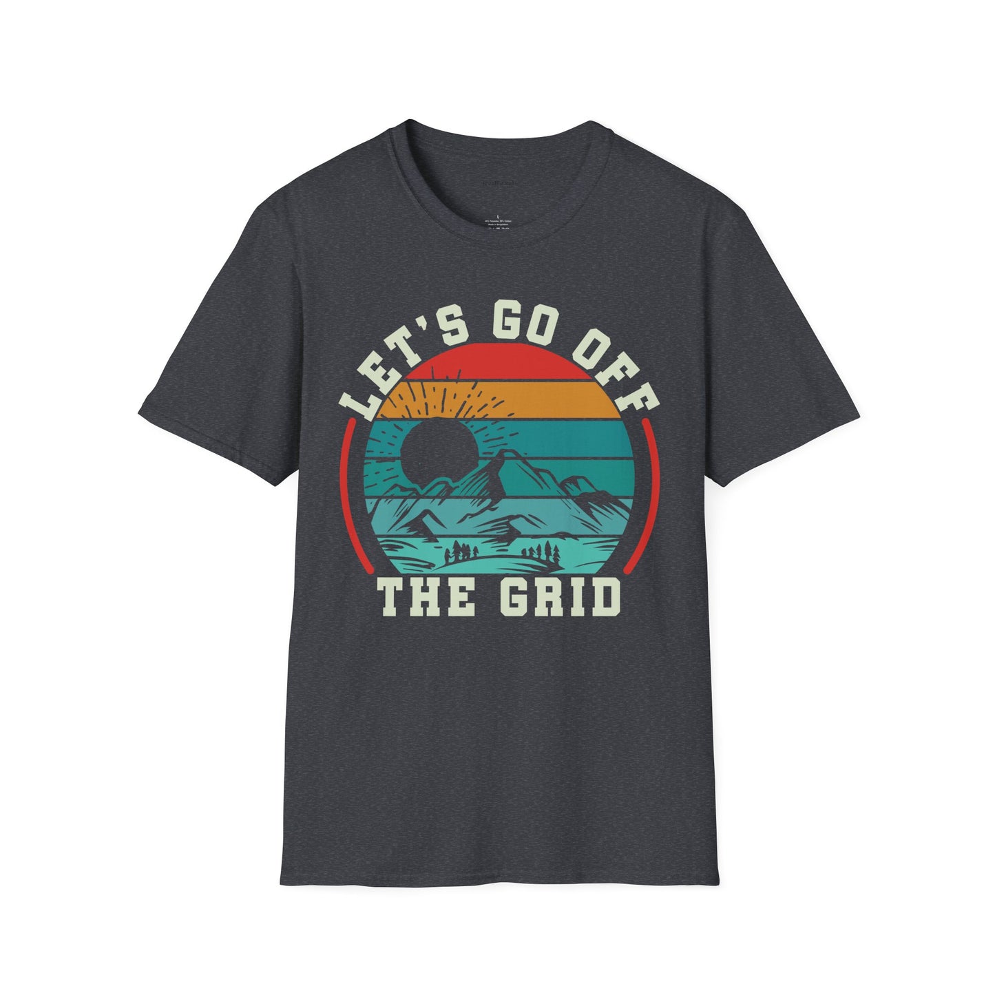 Off Grid - Unisex Softstyle T-Shirt 100% Cotton Graphic