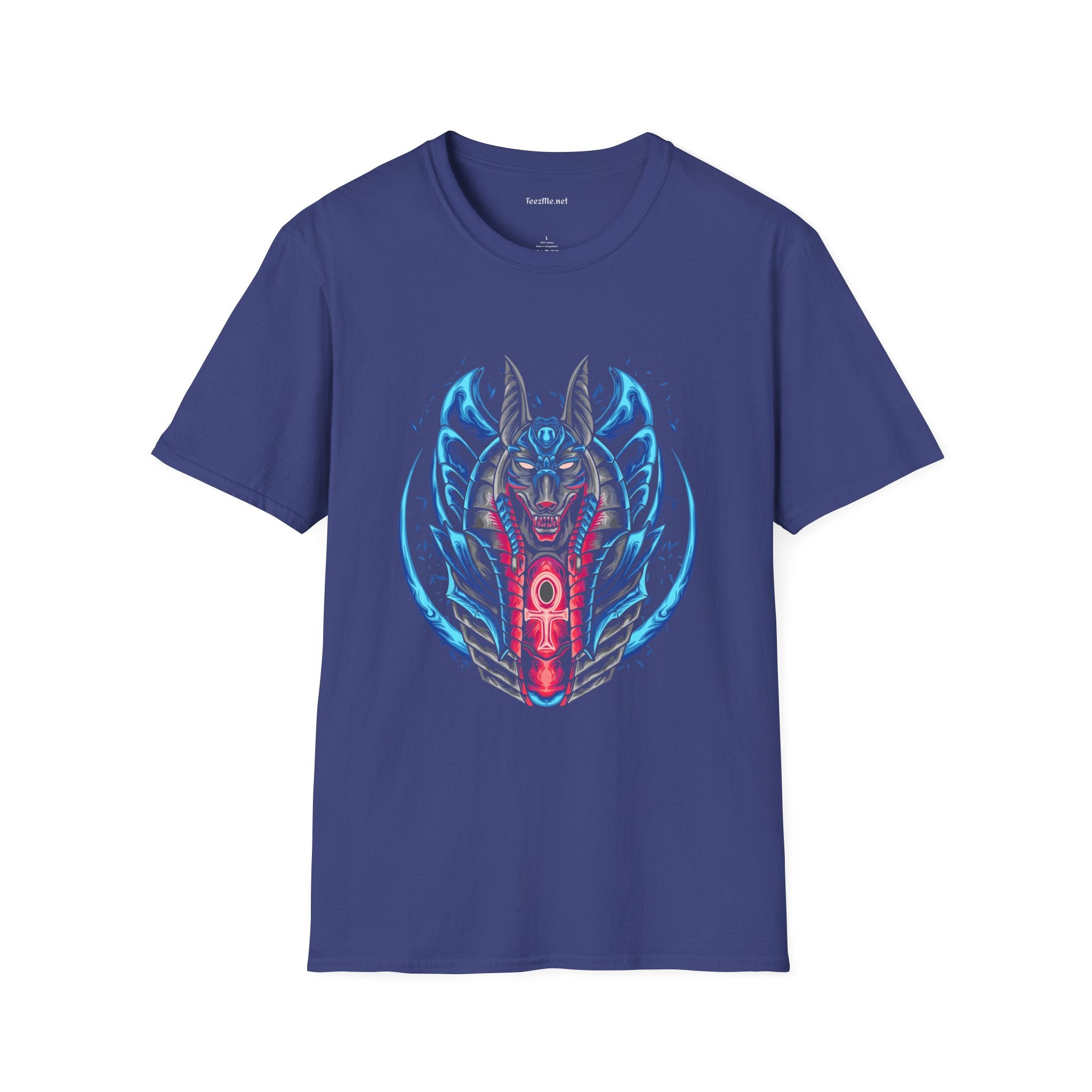 The Anubis Eqyptian Unisex Softstyle T-Shirt 100% Cotton