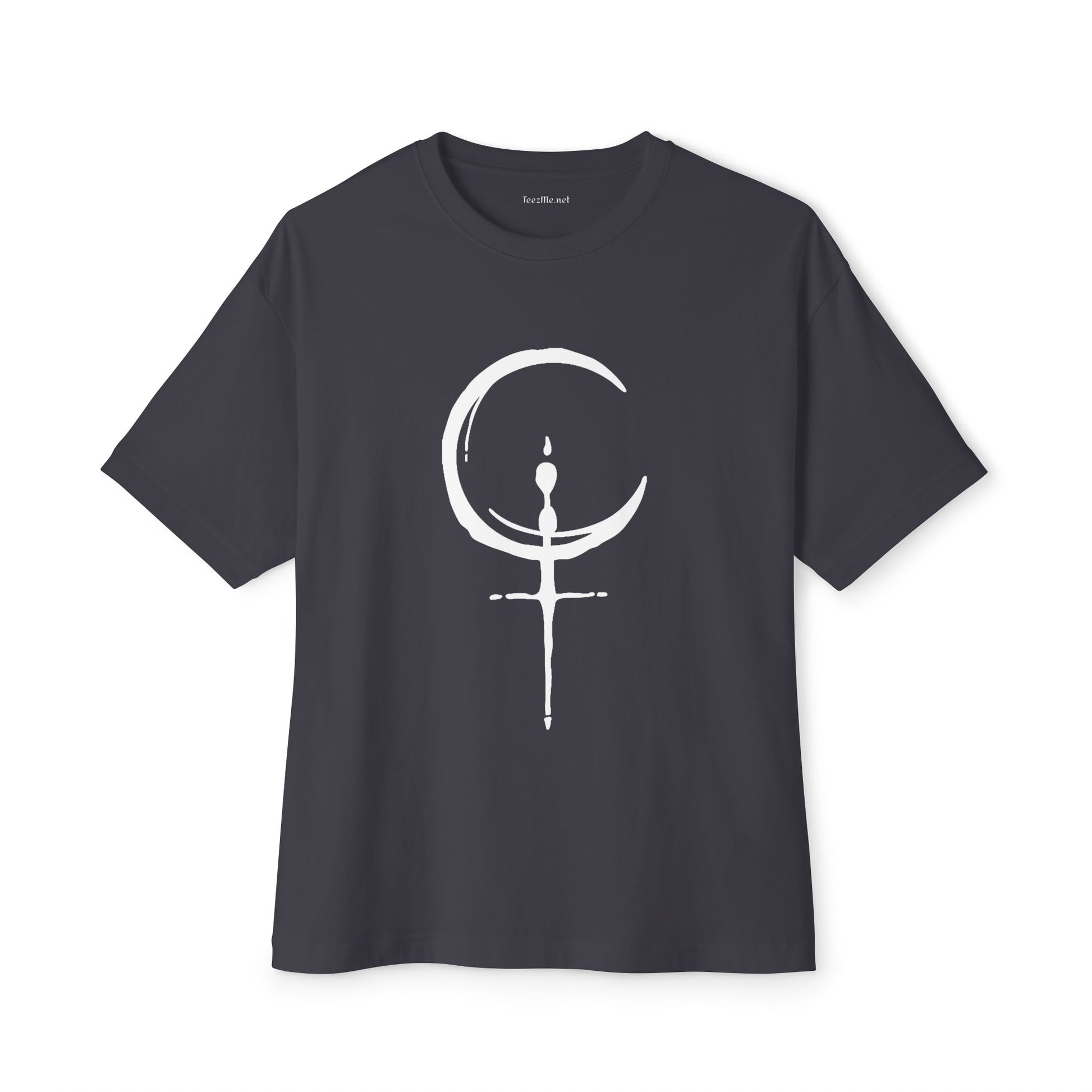 Lilith Symbol (white) Unisex Oversized Boxy Tee