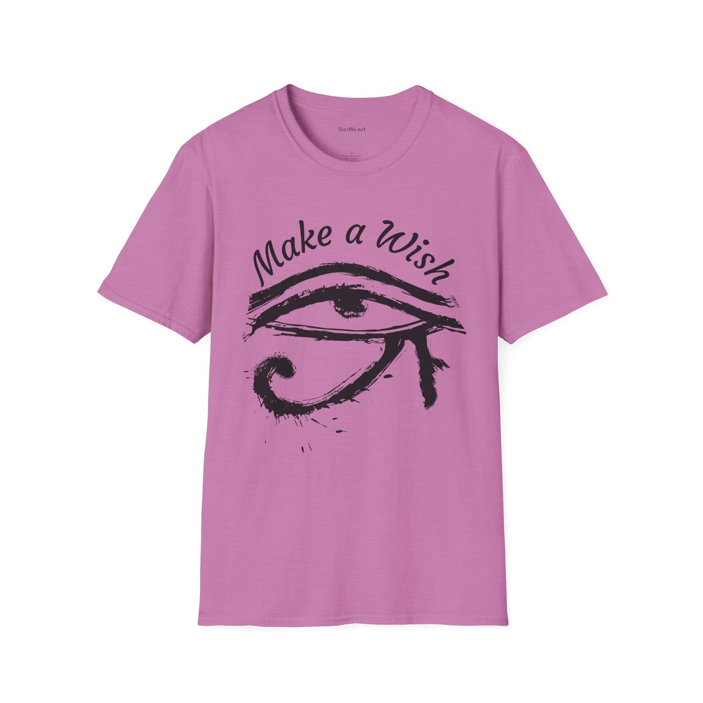Make a Wish Eye of Horus Unisex Softstyle T-Shirt 100% Cotton