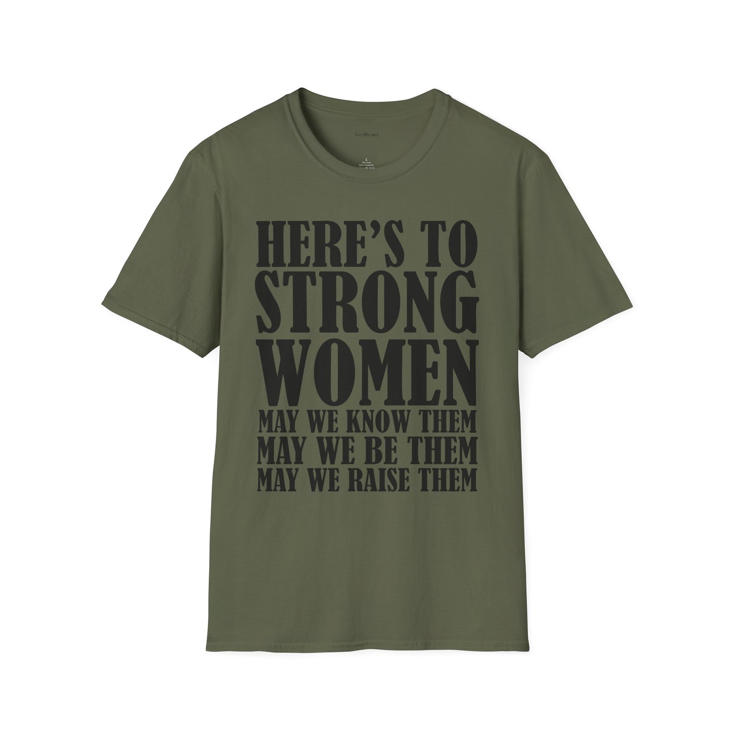 Strong Women  - Unisex Softstyle T-Shirt 100% Cotton Graphic