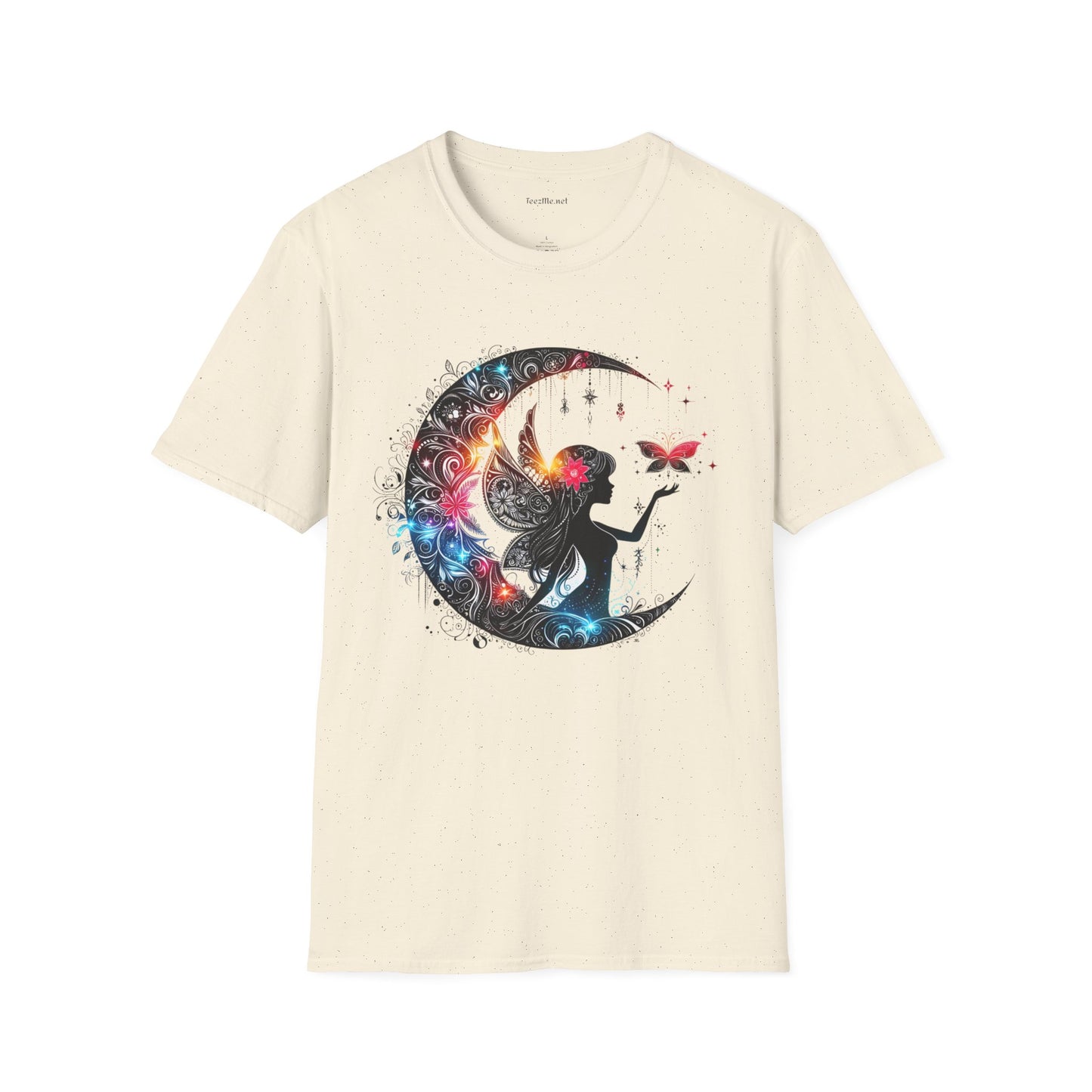 Moon Fairy 03 Unisex Soft Style T-Shirt 100% Cotton Graphic