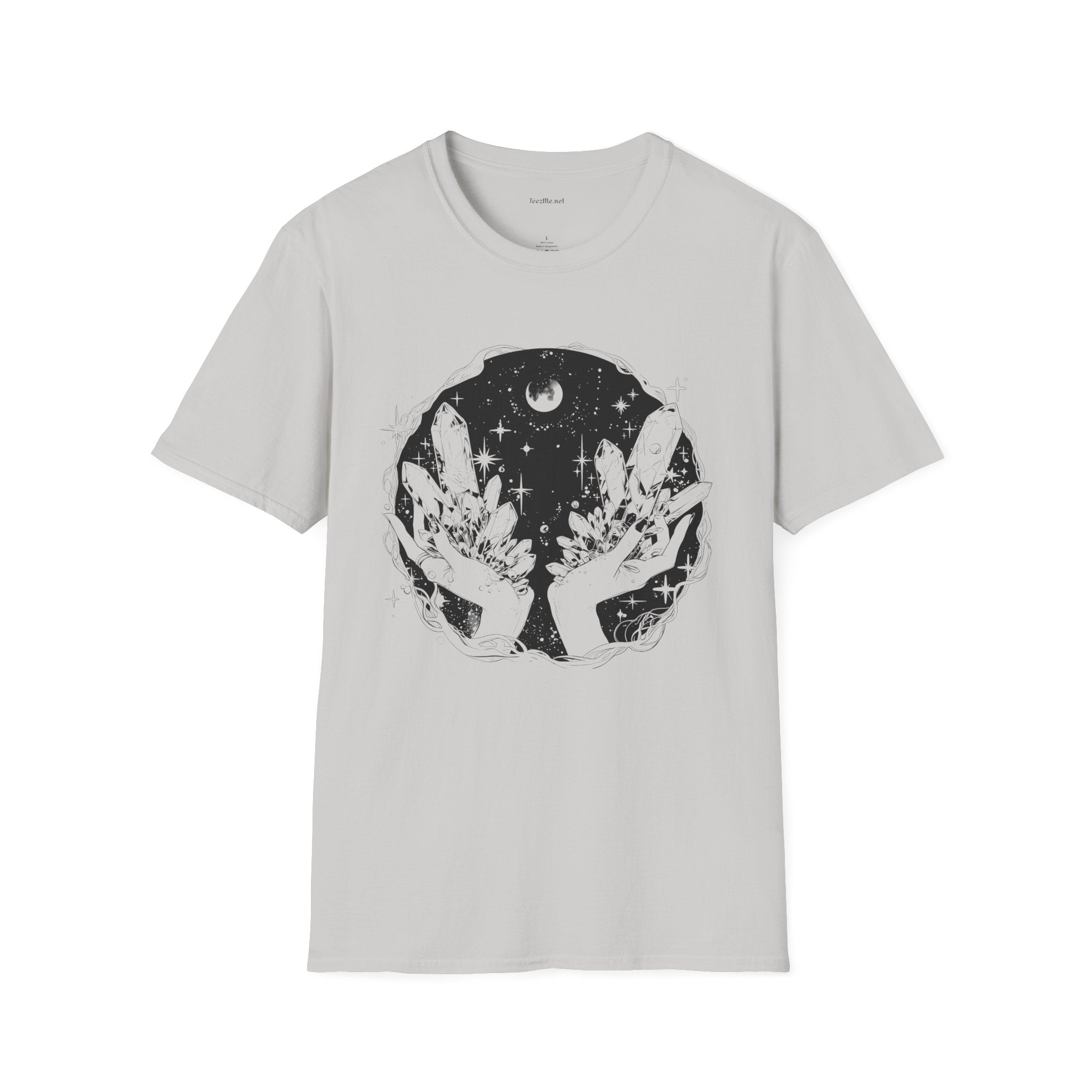 Crystal Moon Magic  - Unisex Softstyle T-Shirt 100% Cotton Graphic