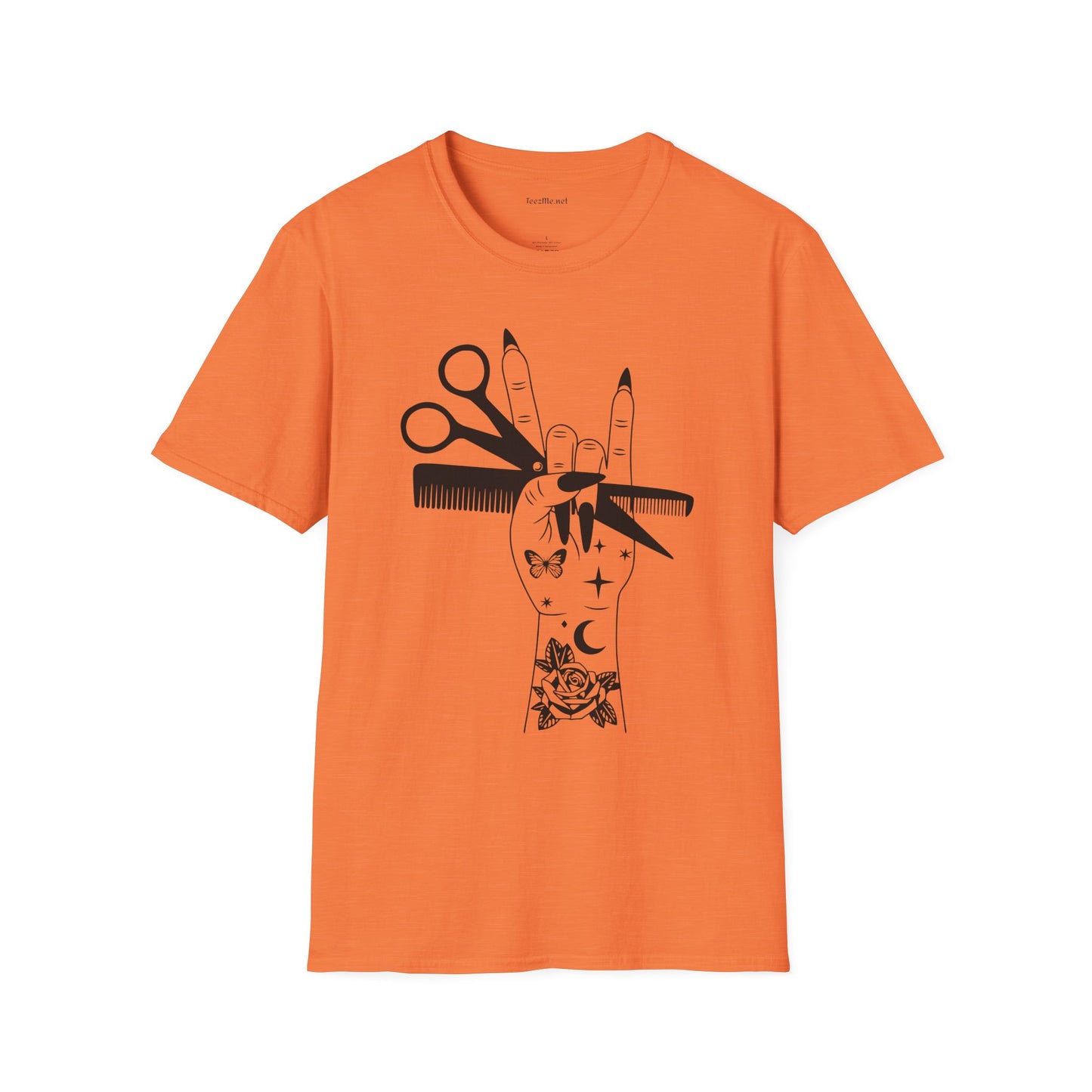 Hairstylist Boho Unisex Softstyle T-Shirt 100% Cotton Graphic