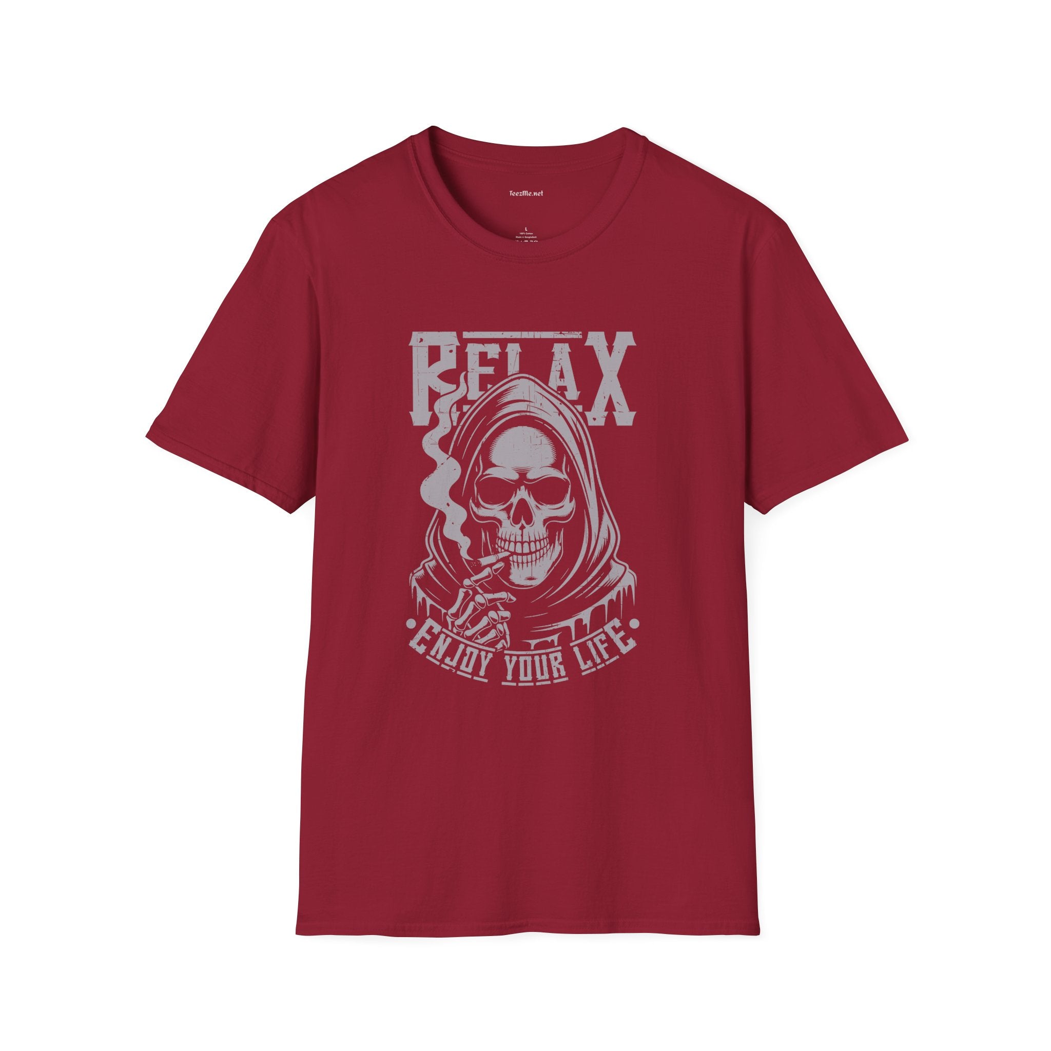 Relax, Enjoy Your Life Skull T-Shirt
