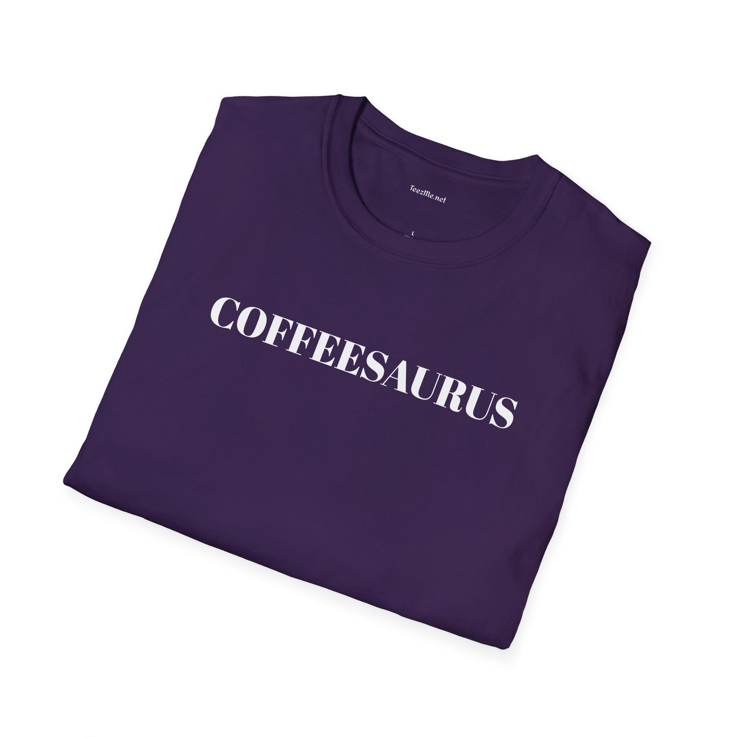 COFFEESAURUS - Unisex Softstyle T-Shirt 100% Cotton Graphic