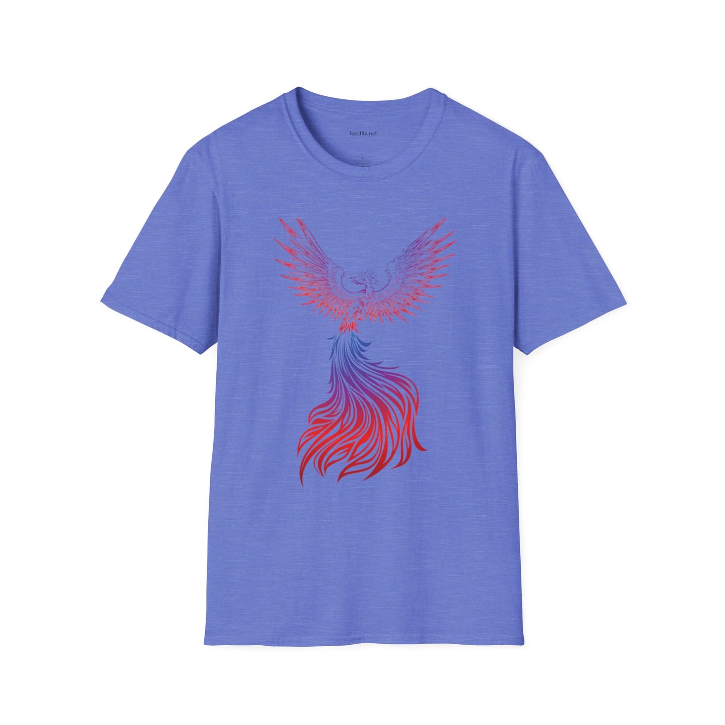 Phoenix rising (image)- Unisex Softstyle T-Shirt 100% Cotton Graphic