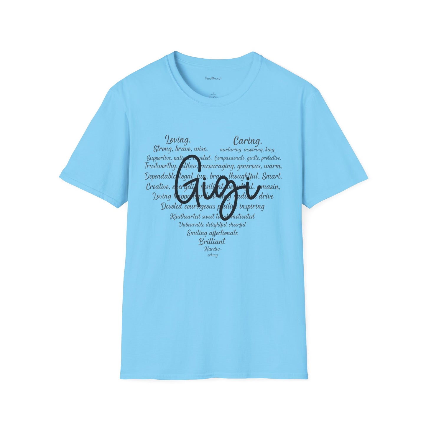 Gigi (definition) Unisex Soft Style T-Shirt 100% Cotton Graphic