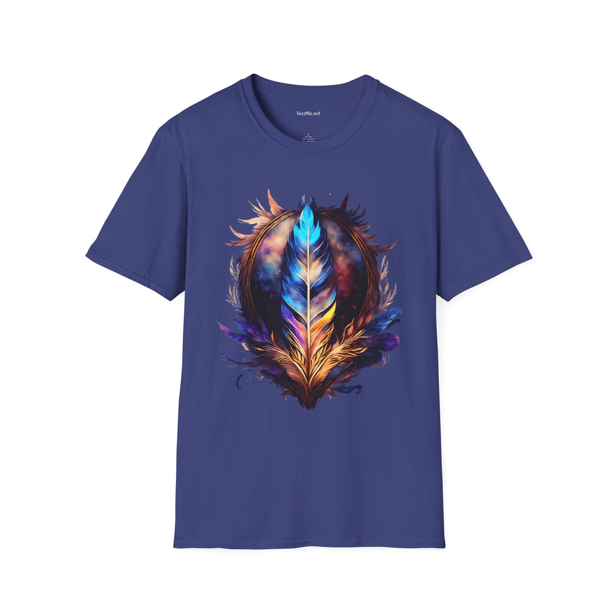 Eagle Feather Unisex Softstyle T-Shirt 100% Cotton Graphic