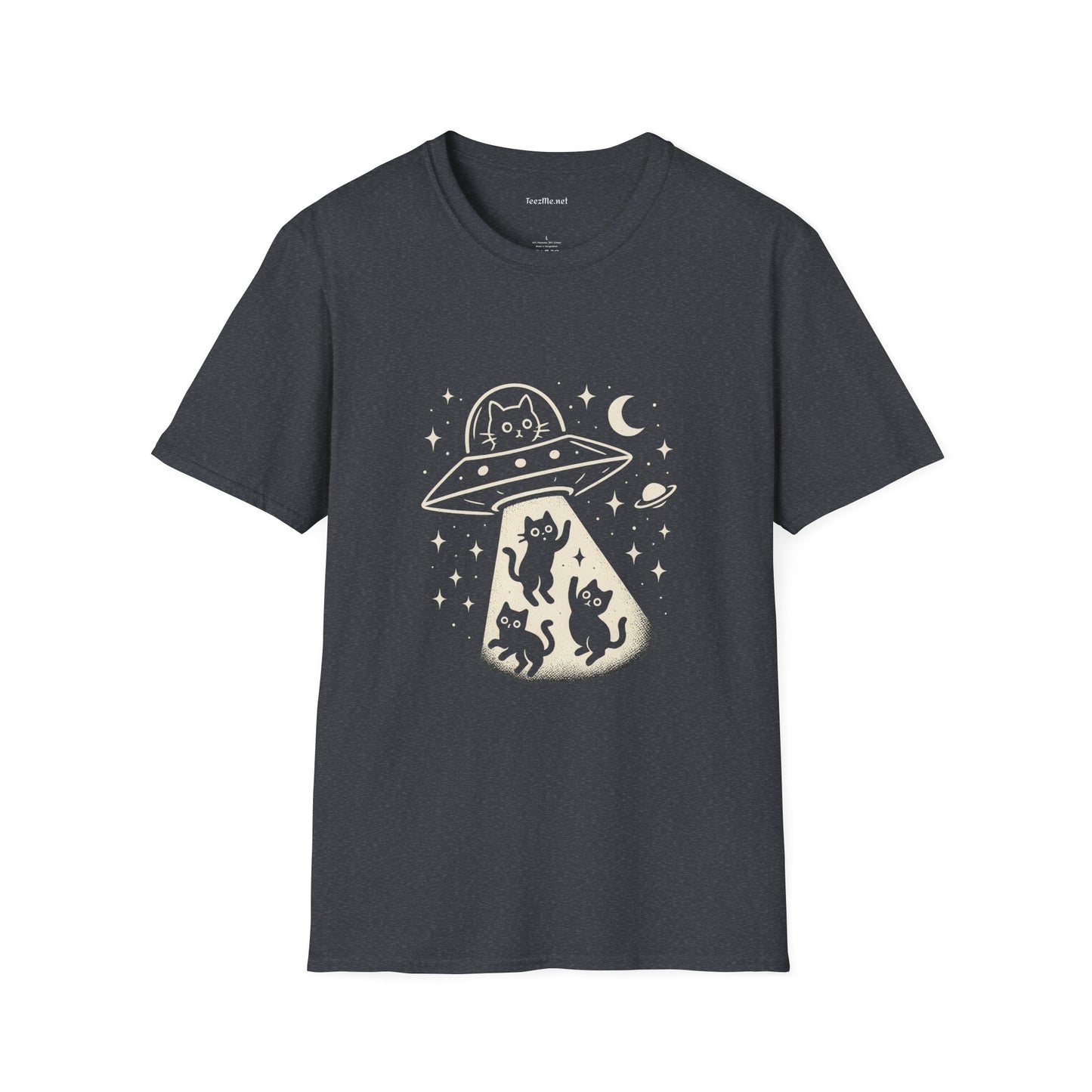 UFO Cats Unisex Softstyle T-Shirt 100% Cotton Graphic