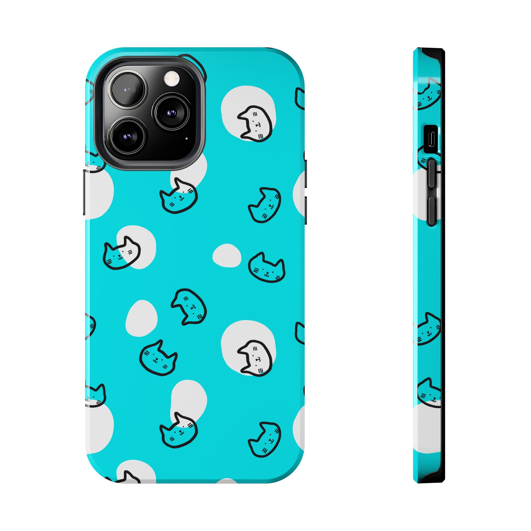 Cute Cat Pattern Cell Phone Case Tough Phone Cases