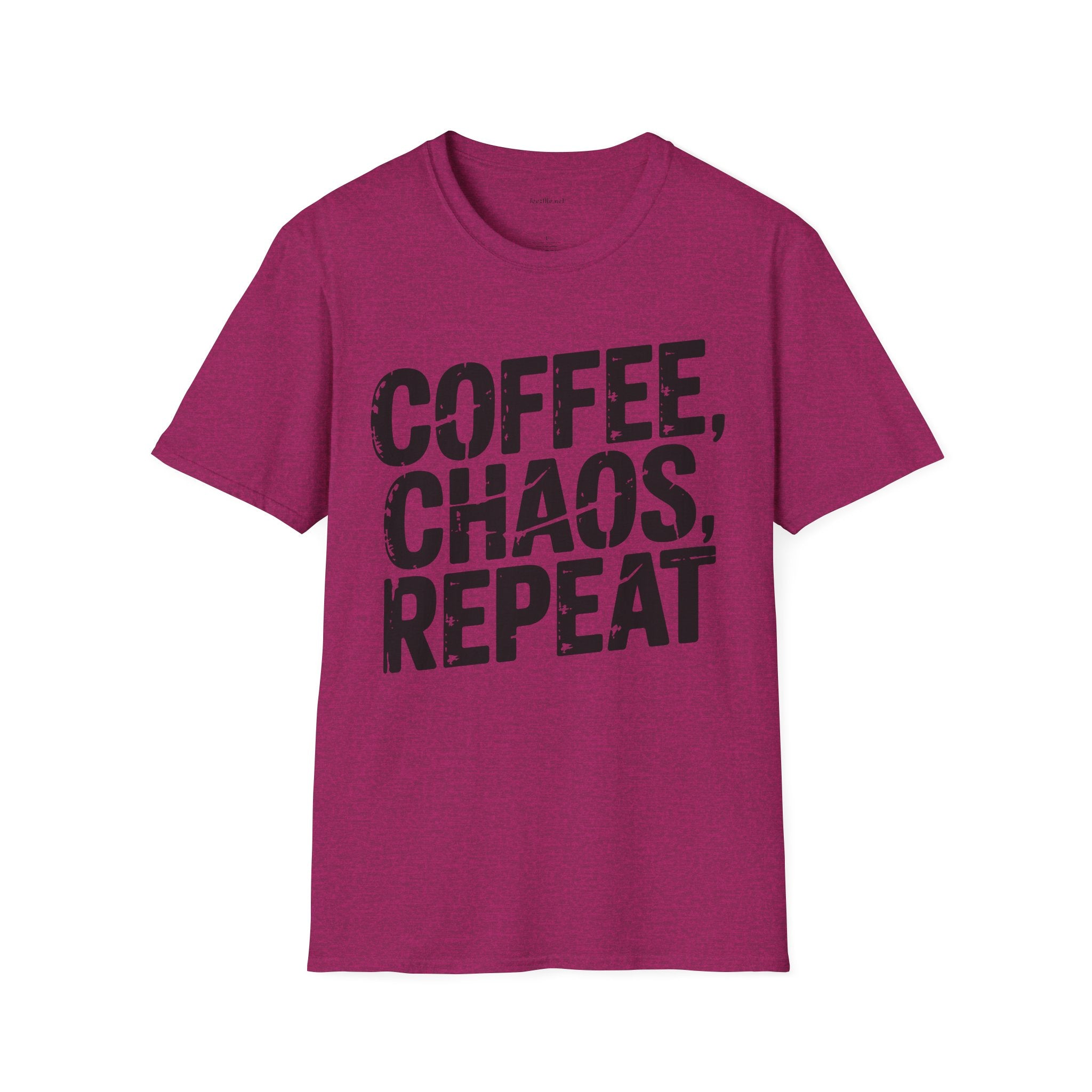 Coffee, Chaos, Repeat T-Shirt — Funny Morning Routine Graphic Tee