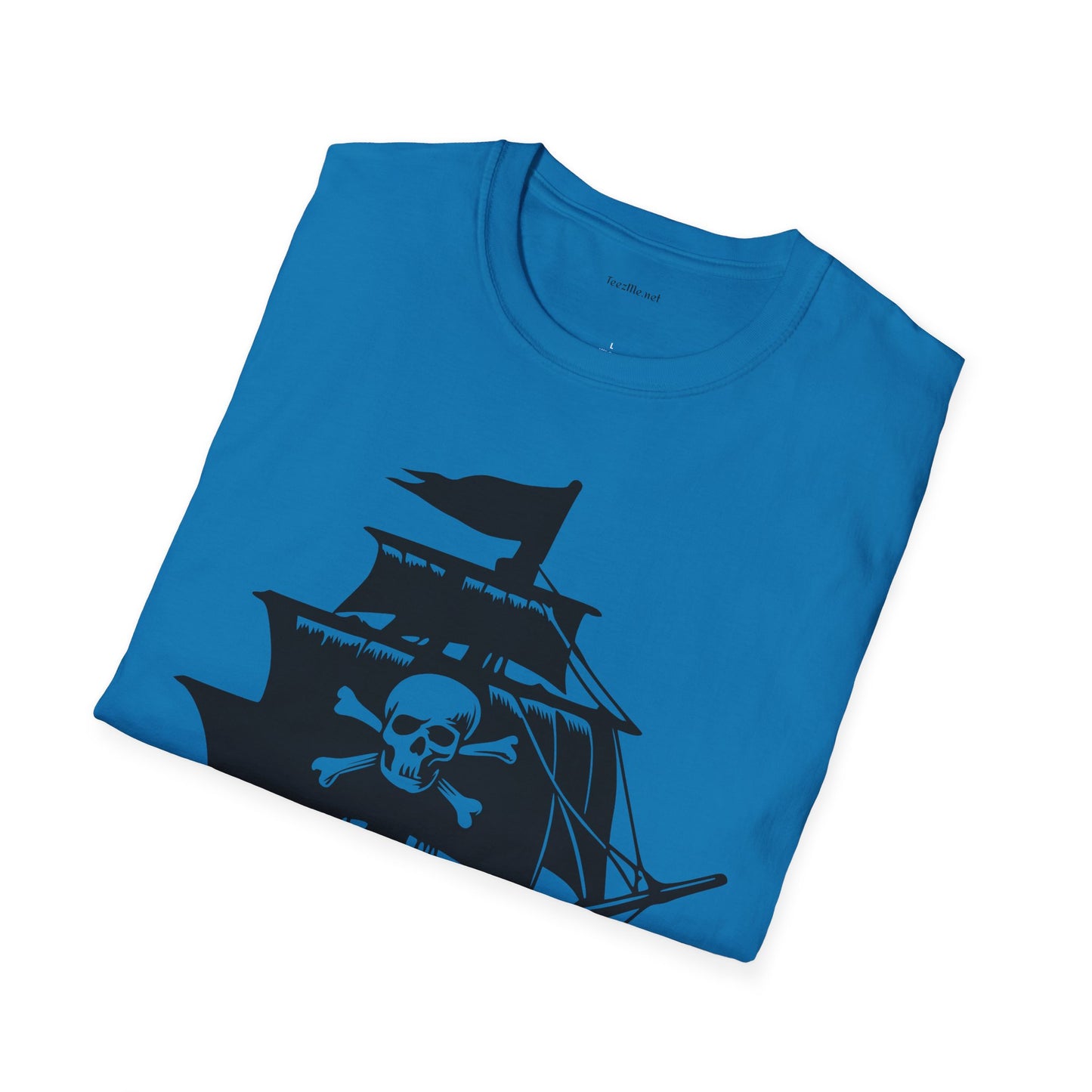 Pirate Ship  - Unisex Softstyle T-Shirt 100% Cotton Graphic