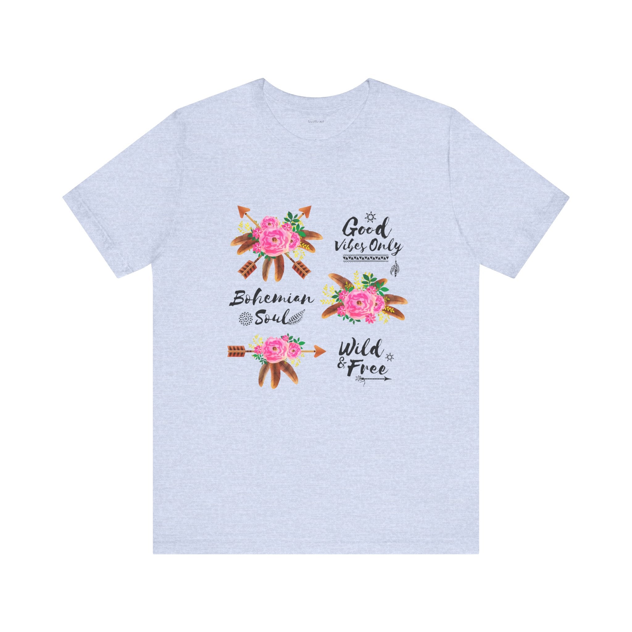 Wild & Free - Unisex Jersey Short Sleeve Tee #BOHO
