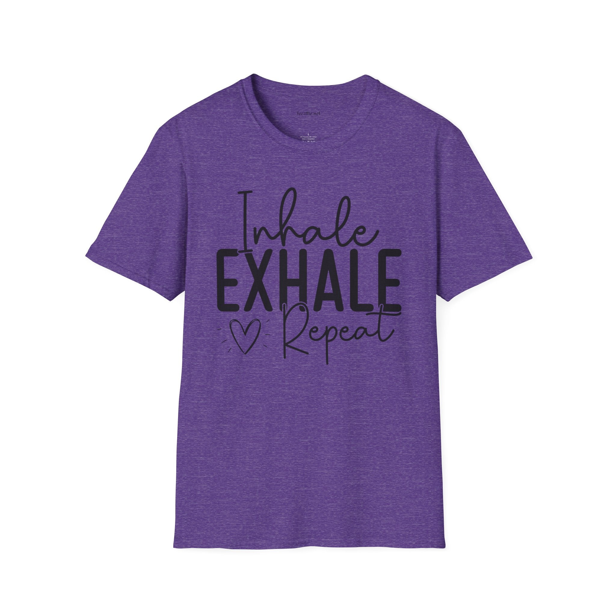 Inhale Exhale - Unisex Softstyle T-Shirt 100% Cotton Graphic