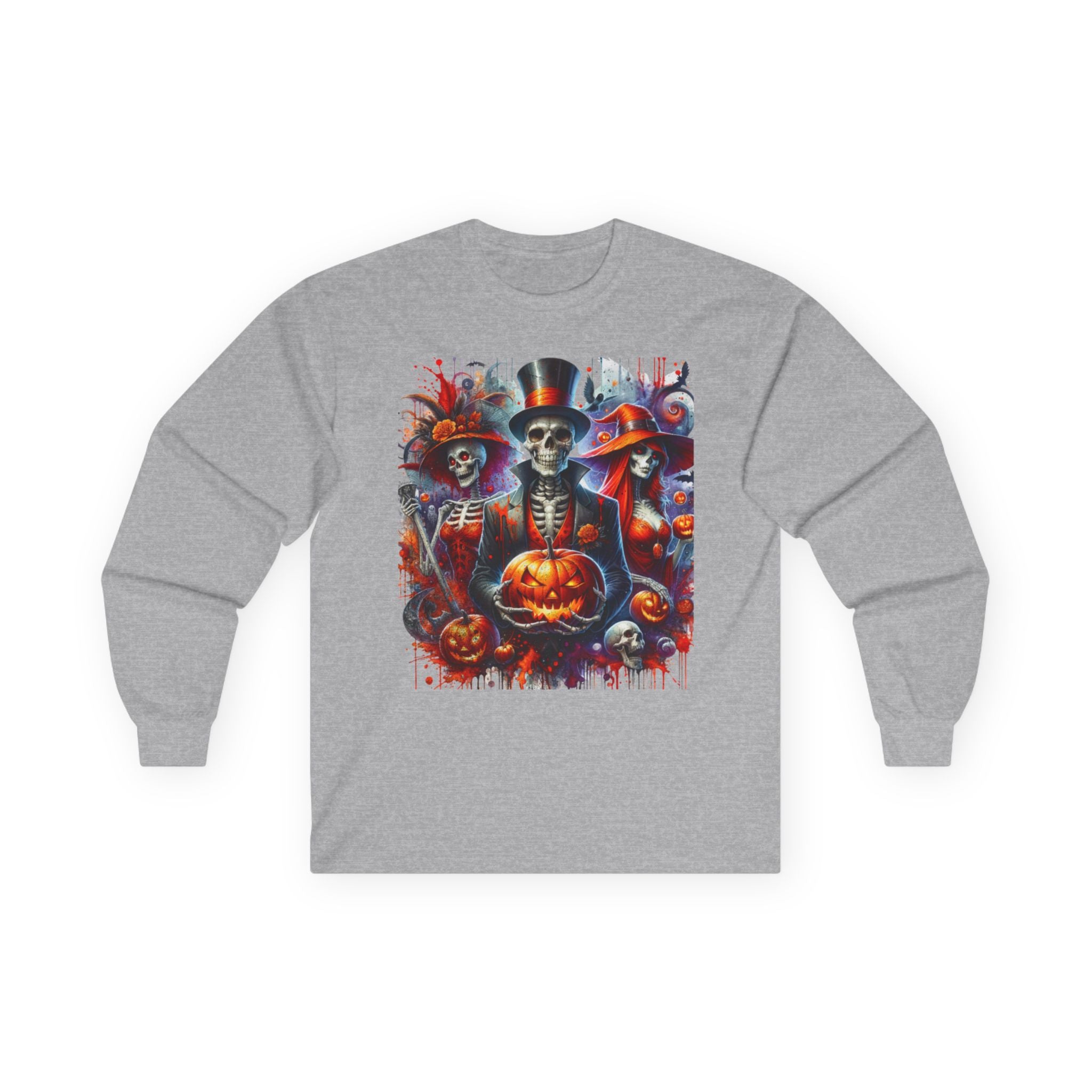 Halloween Skeletons 01 Unisex Ultra Cotton Long Sleeve Tee