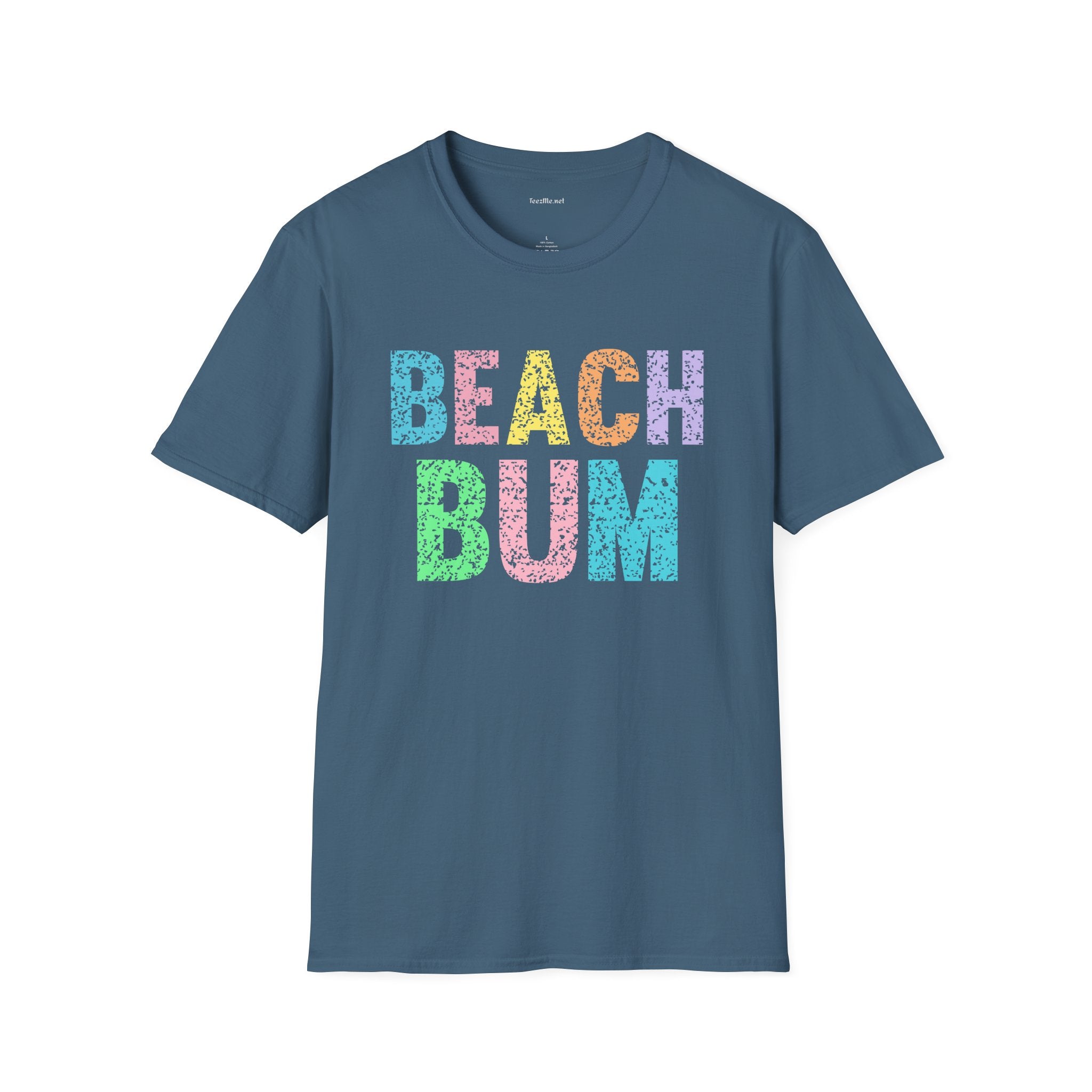 Beach Bum - Unisex Softstyle T-Shirt 100% Cotton Graphic