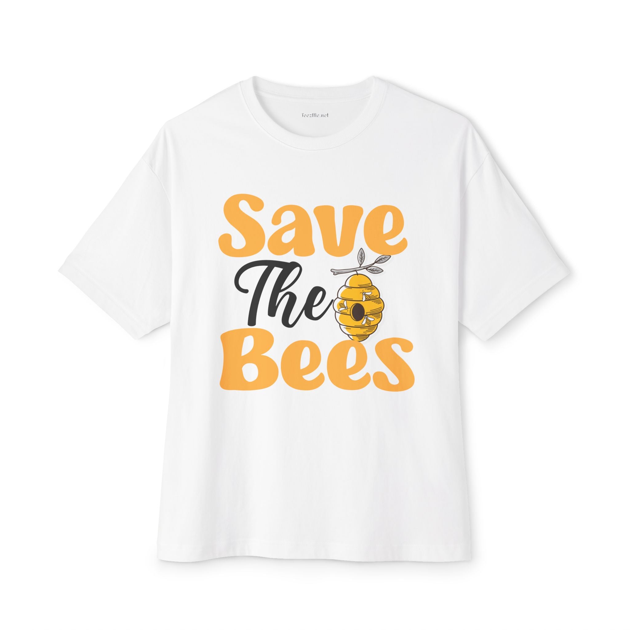 Save the Bees Unisex Oversized Boxy Tee