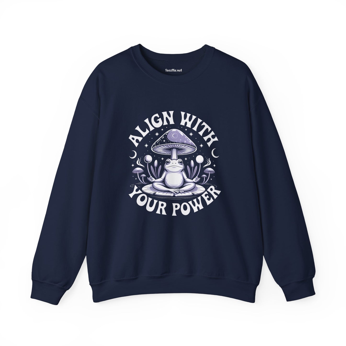 Align With Your Power Frog Unisex Heavy Blend™ Crewneck Sweatshirt