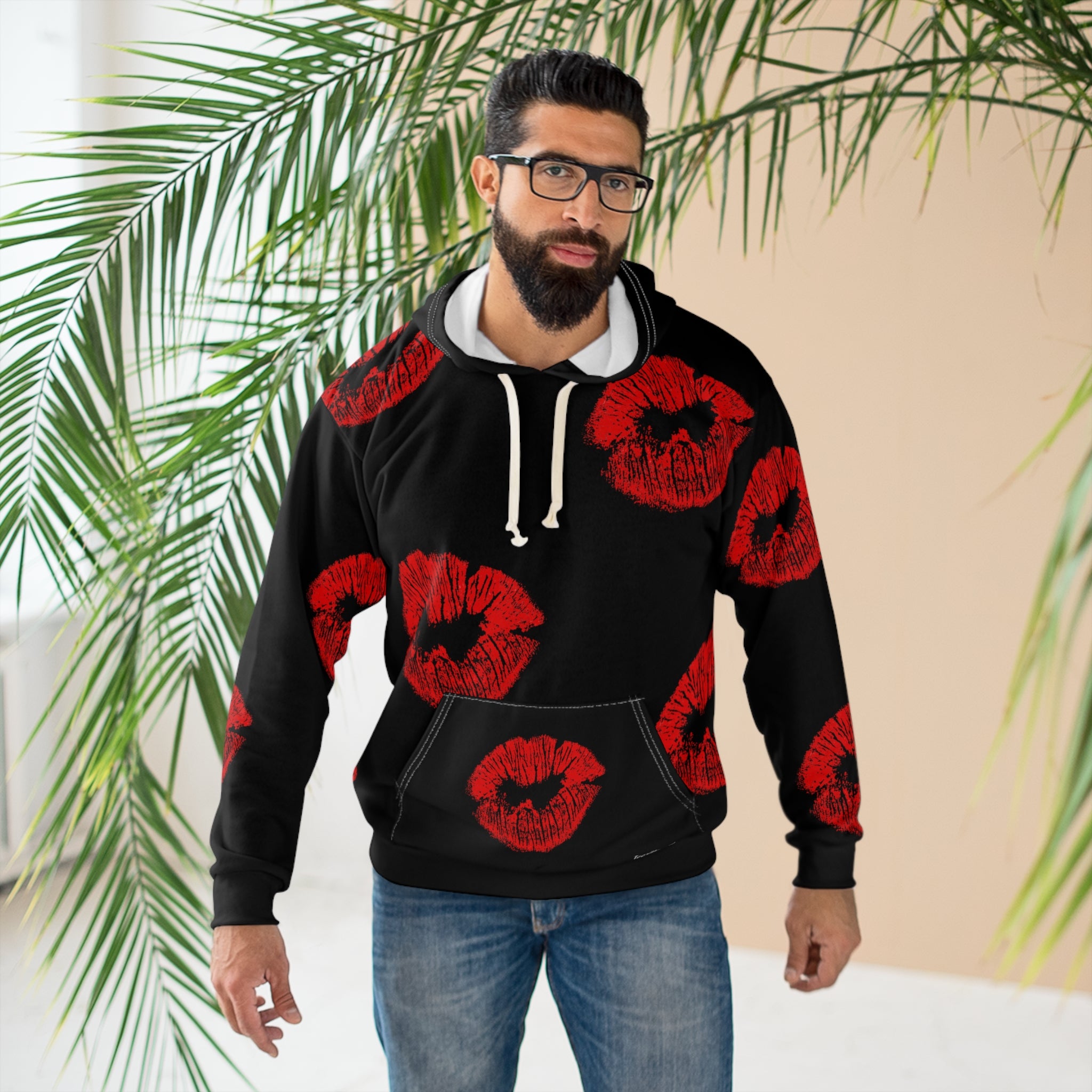 Kiss me All Over  Unisex Pullover Hoodie