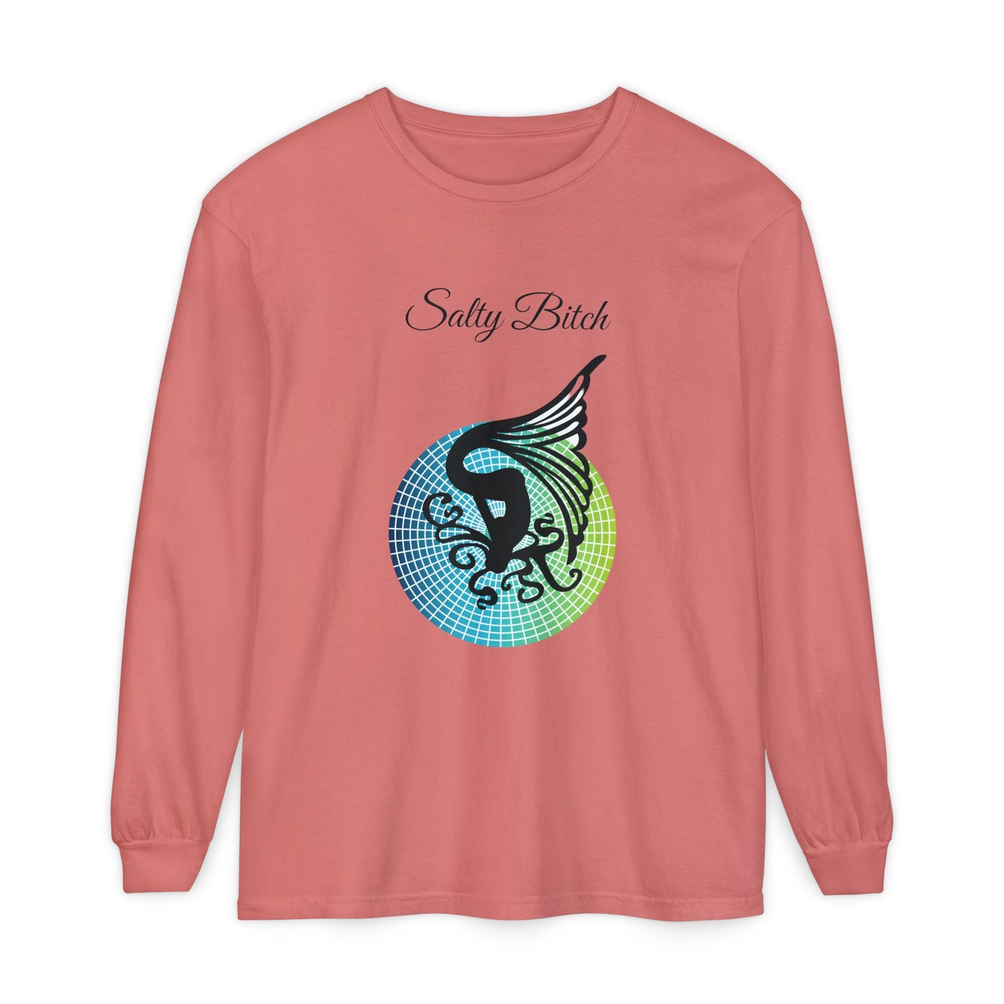 Salty Bitch - Unisex Garment-dyed Long Sleeve T-Shirt