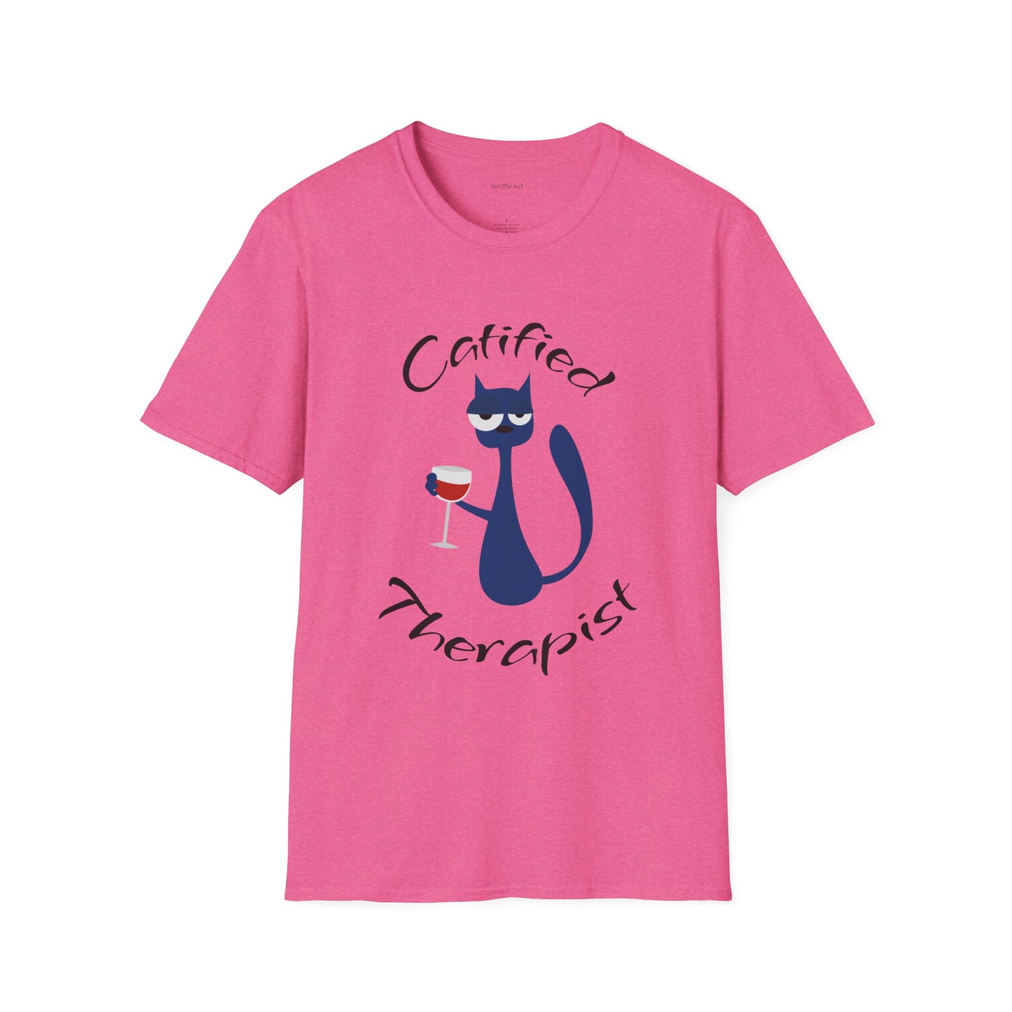 Catified Therapist - Unisex Softstyle T-Shirt 100% Cotton Graphic