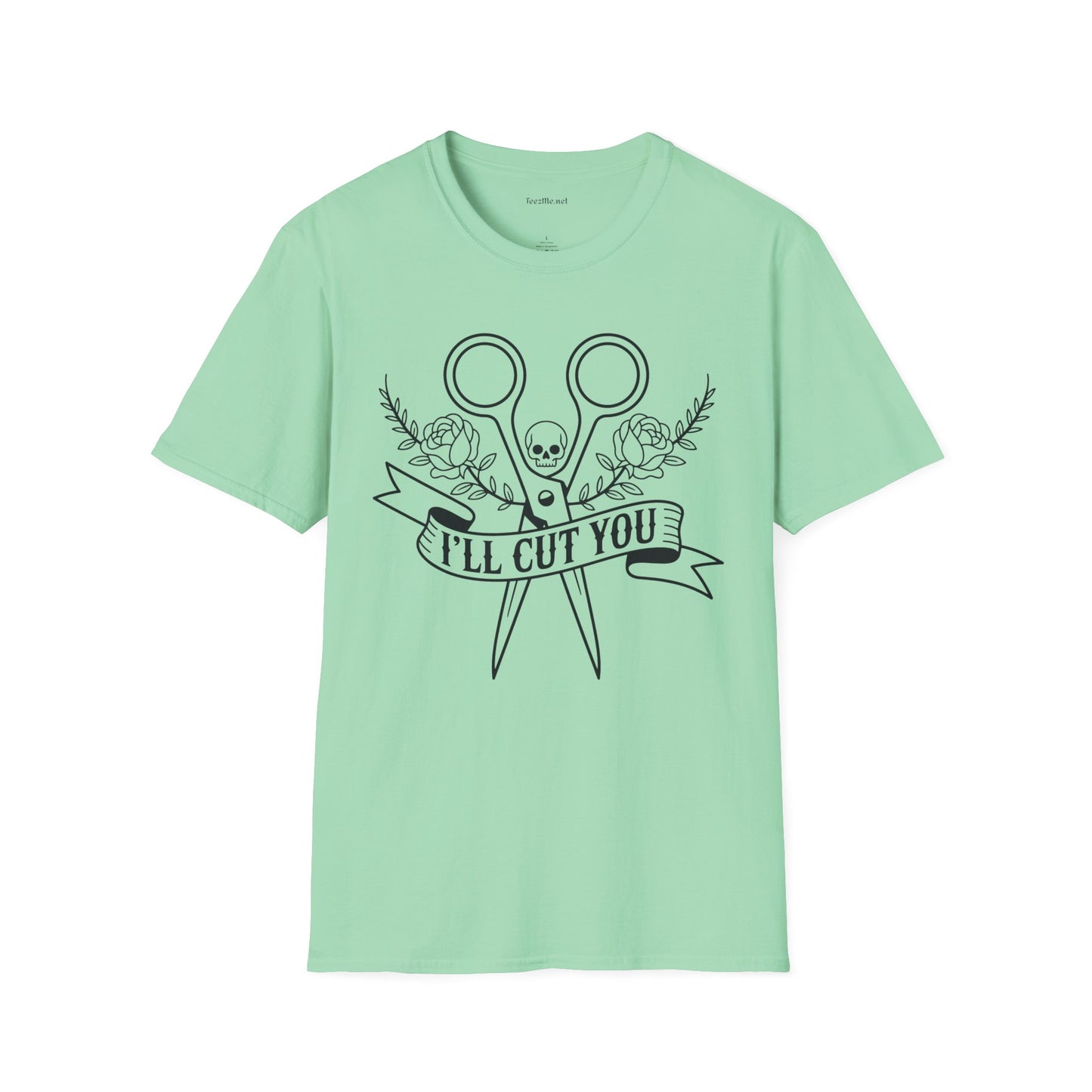I'll Cut You Hairstylist Love Unisex Softstyle T-Shirt 100% Cotton Graphic
