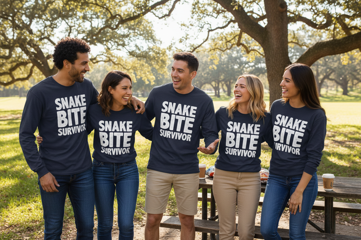 Snake Bite Survivor Long Sleeve Tee
