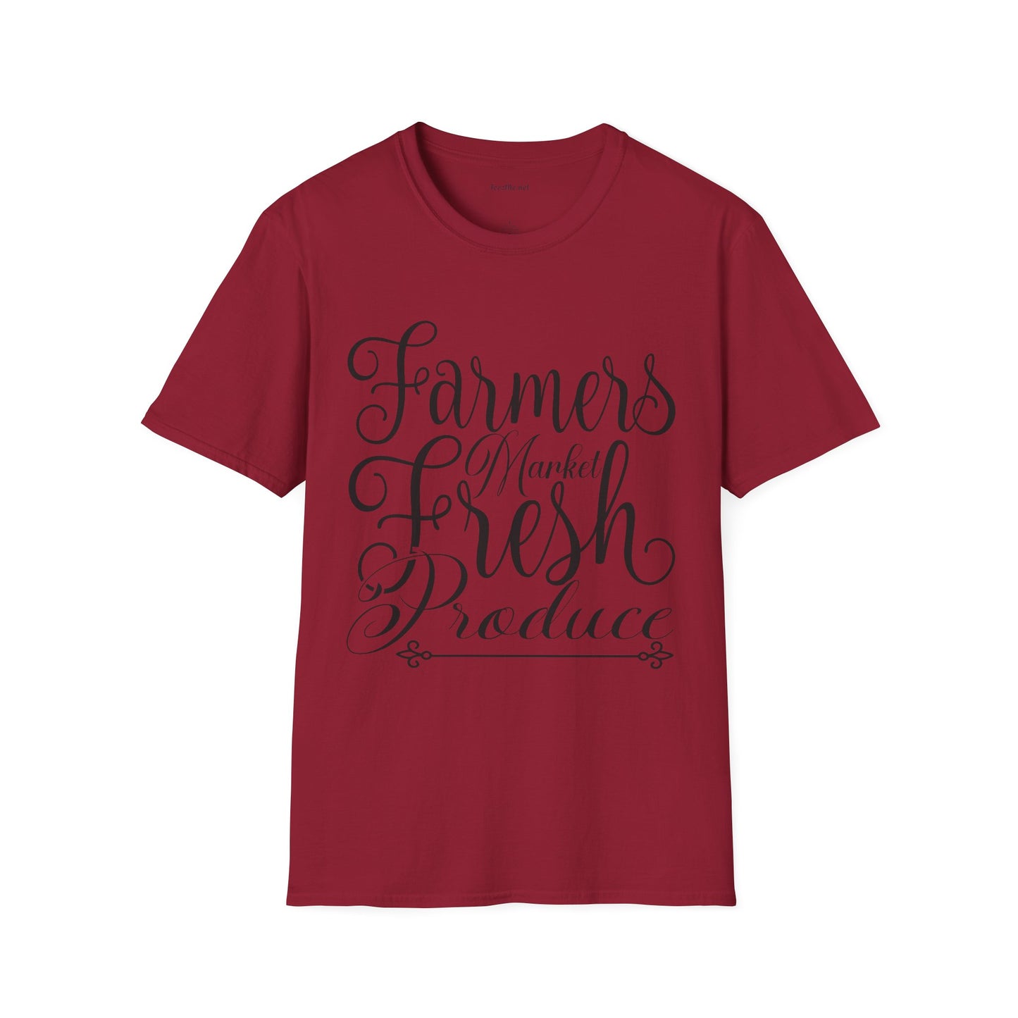 Farmers Market Fresh Produce Unisex Soft Style T-Shirt 100% Cotton Graphic