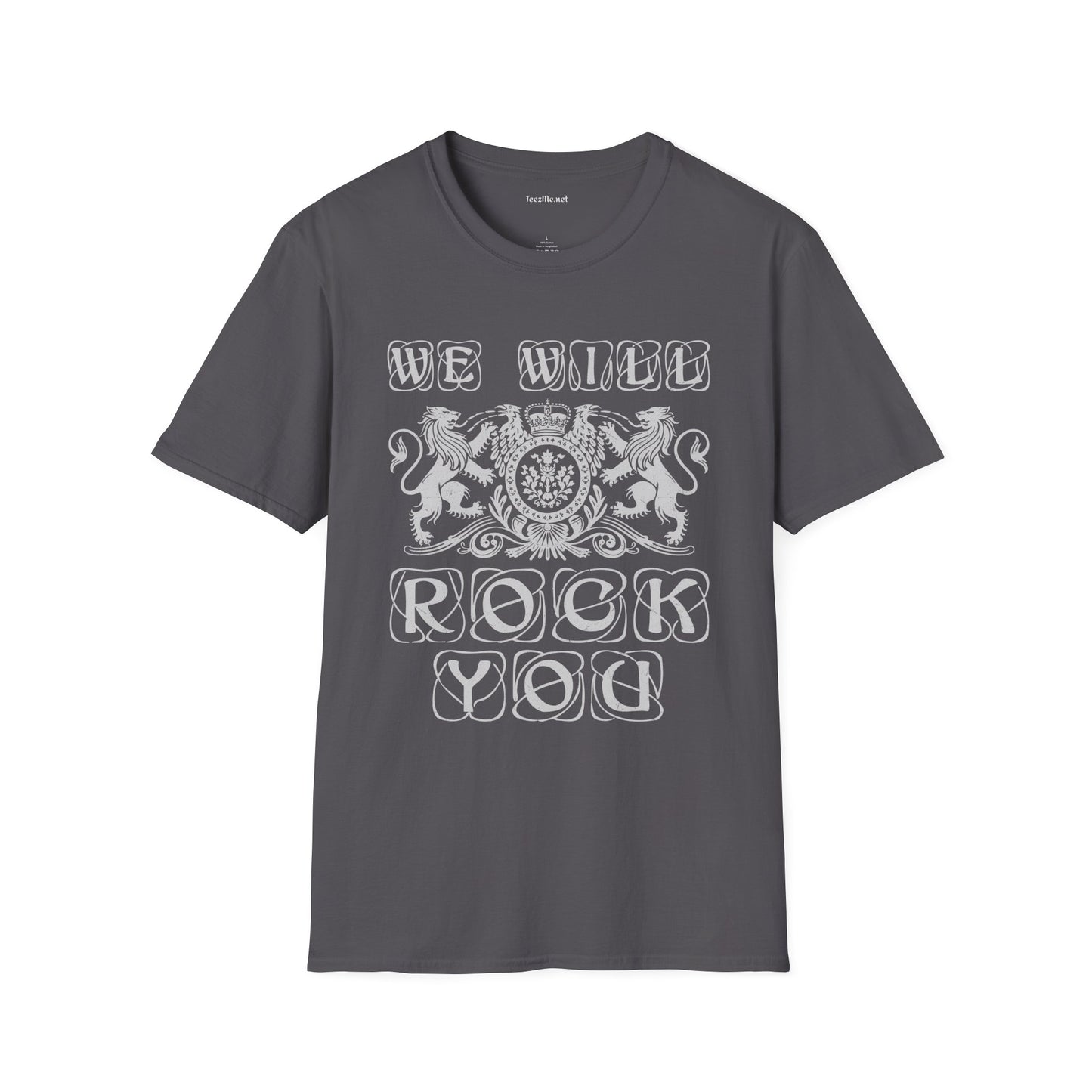 We Will Rock You Unisex SoftStyle T-Shirt 100% Cotton Graphic Music