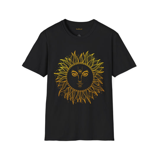 Golden Sun Unisex Softstyle T-Shirt 100% Cotton Graphic