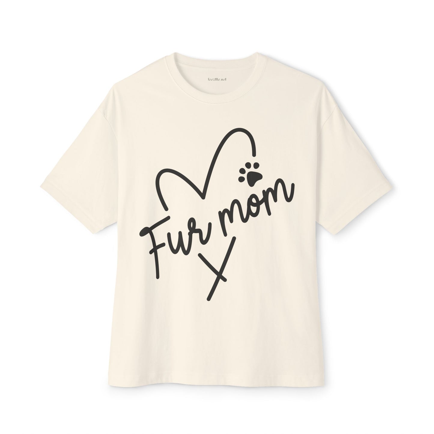 Fur Mom 02 Unisex Oversized Boxy Tee
