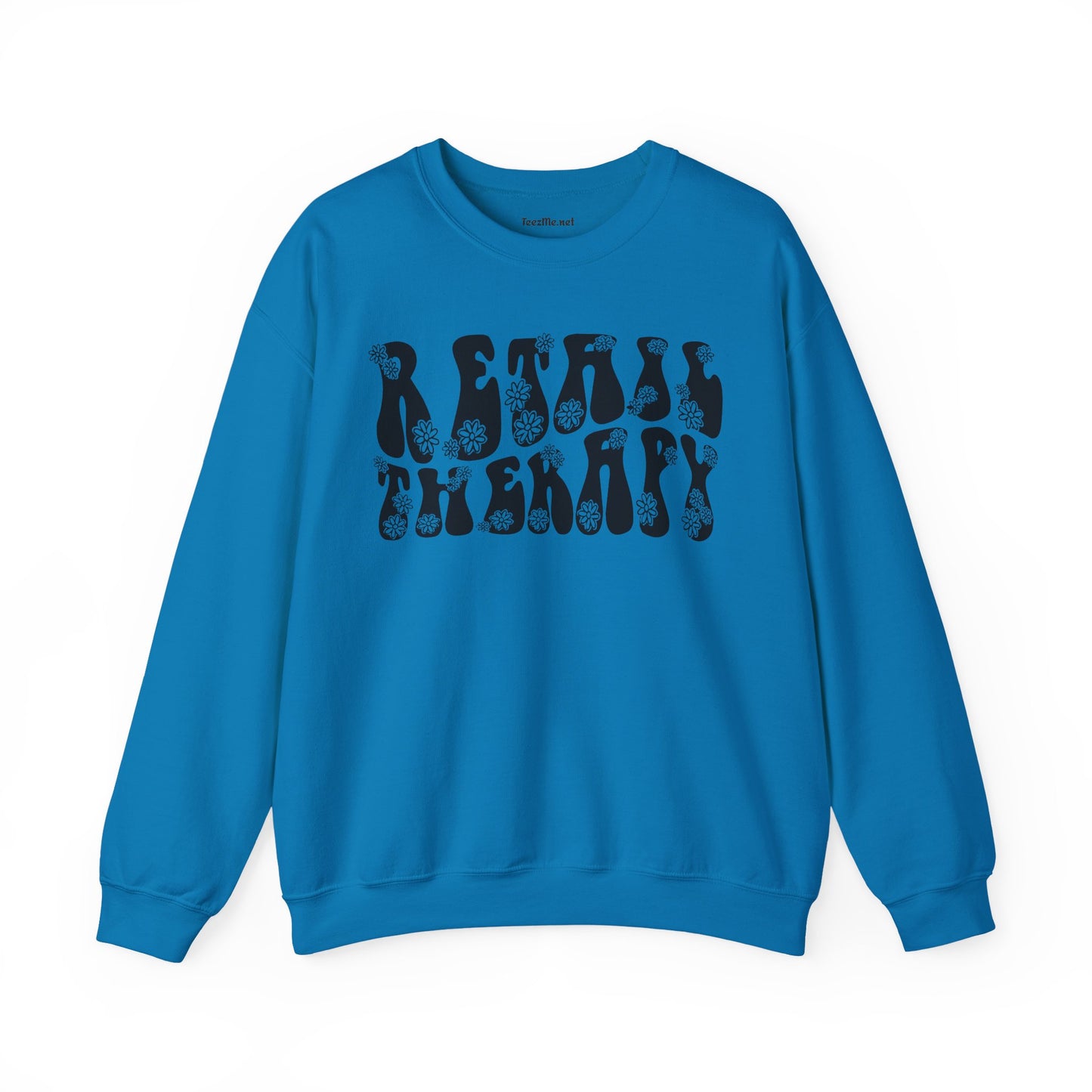 Retail Therapy Retro 01 Unisex Heavy Blend™ Crewneck Sweatshirt Graphic