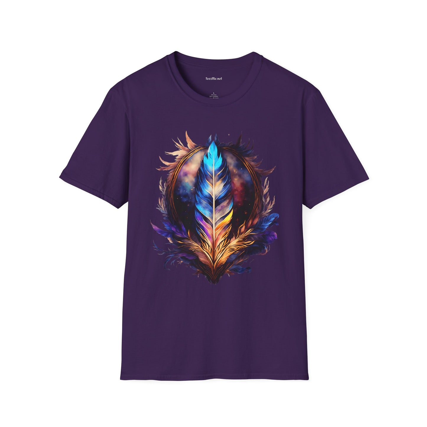 Eagle Feather Unisex Softstyle T-Shirt 100% Cotton Graphic