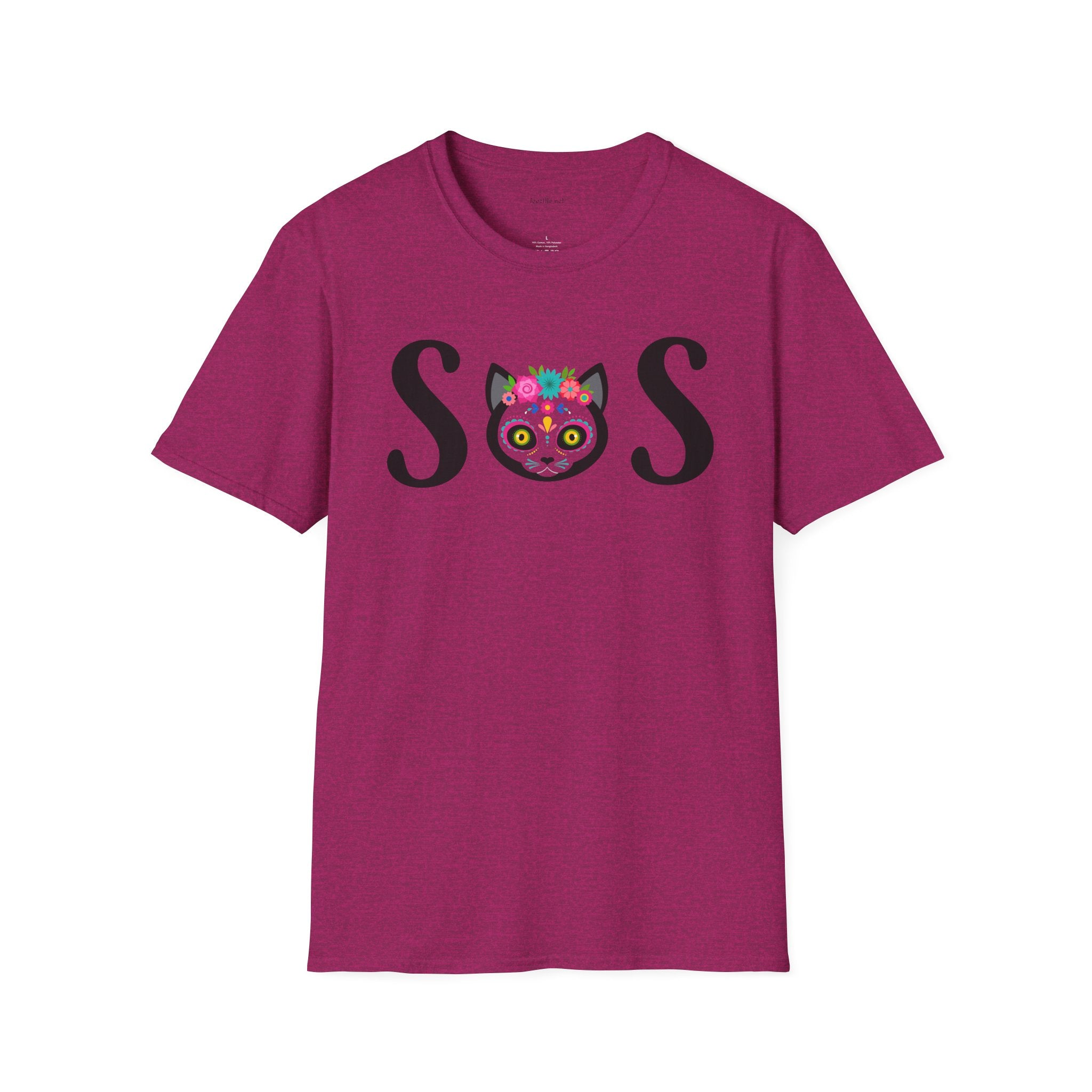 S O S - Unisex Softstyle T-Shirt 100% Cotton Graphic