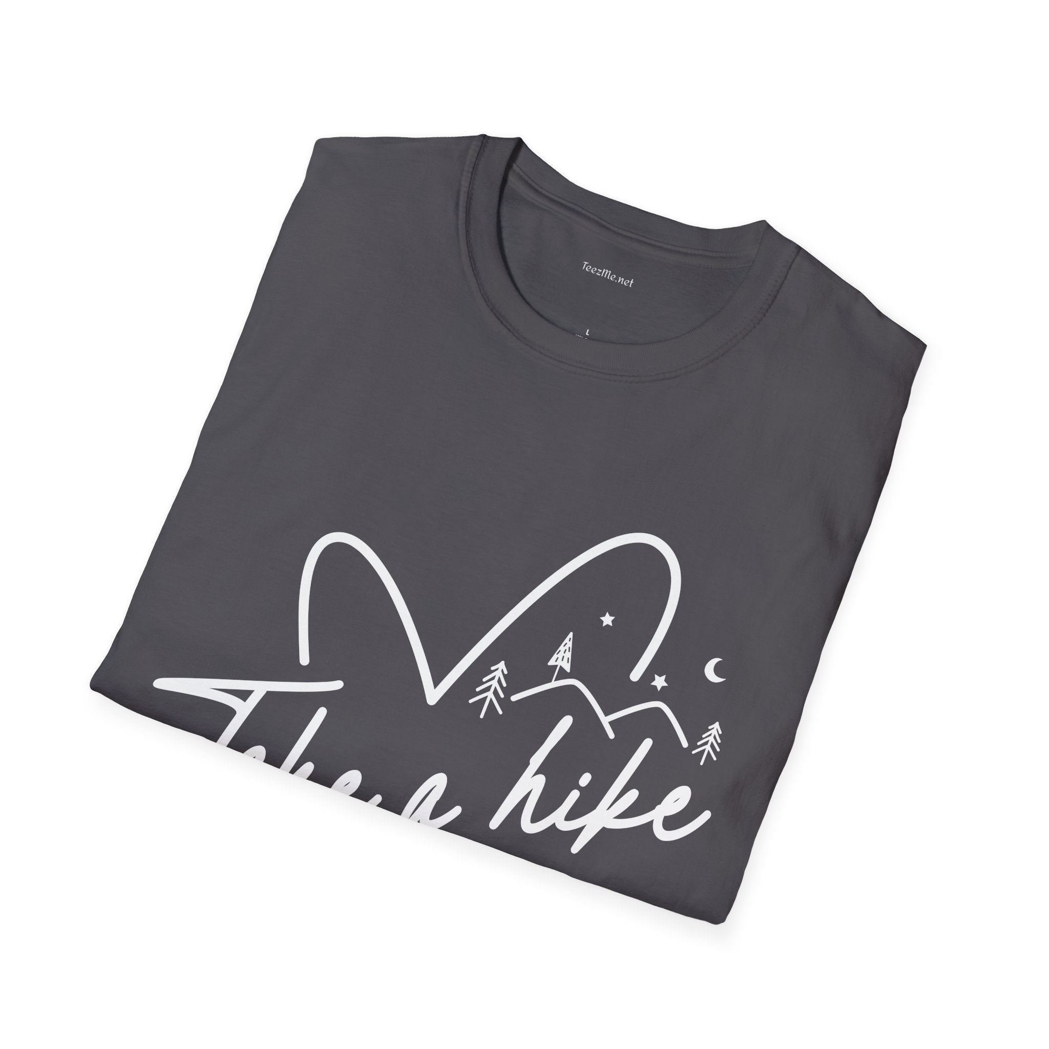 Take a Hike (white) - Unisex Softstyle T-Shirt 100% Cotton Graphic