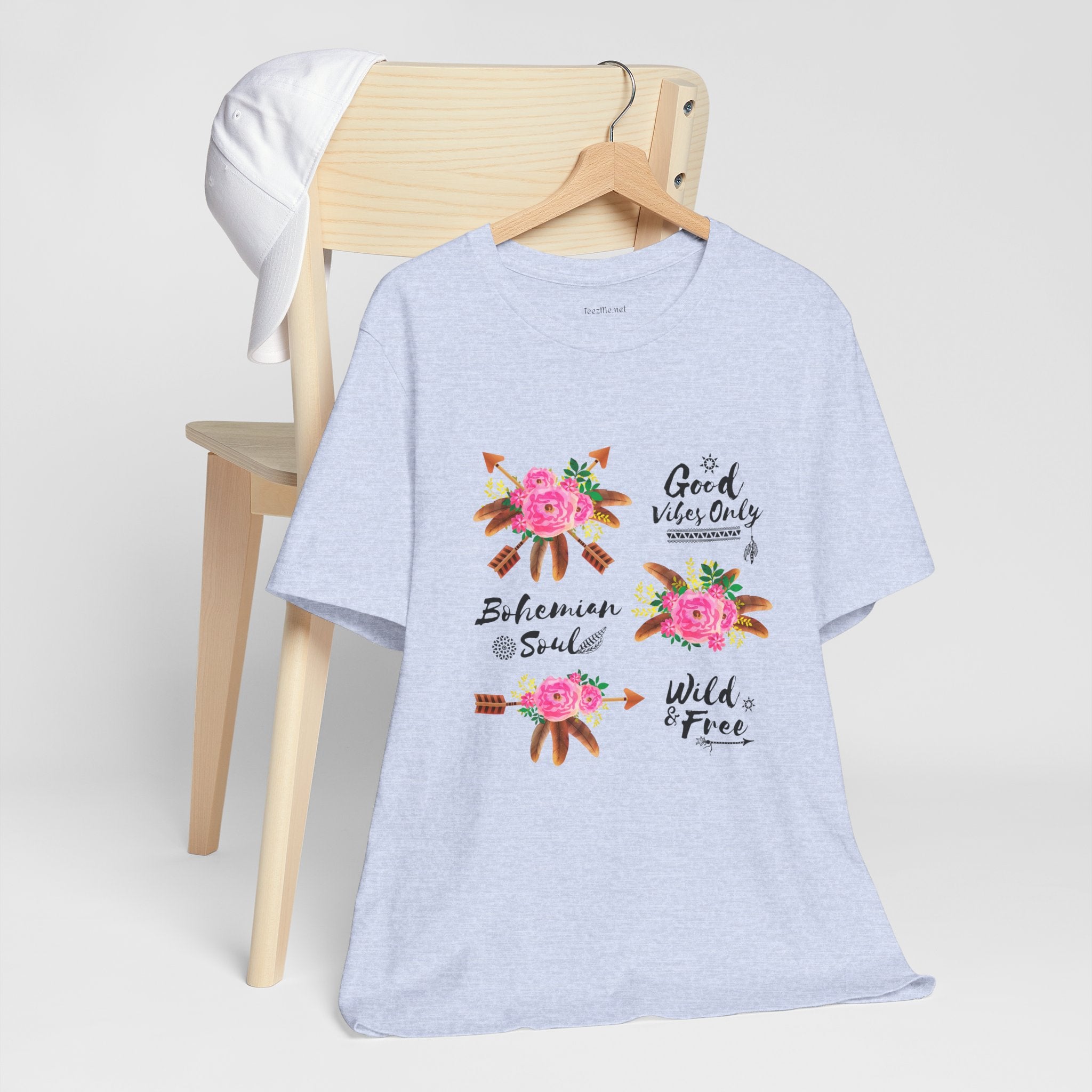 Wild & Free - Unisex Jersey Short Sleeve Tee #BOHO
